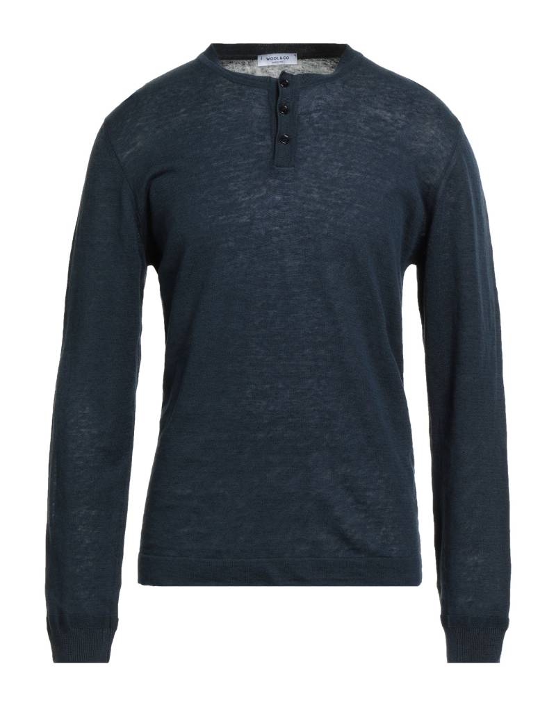 WOOL & CO Pullover Herren Nachtblau von WOOL & CO