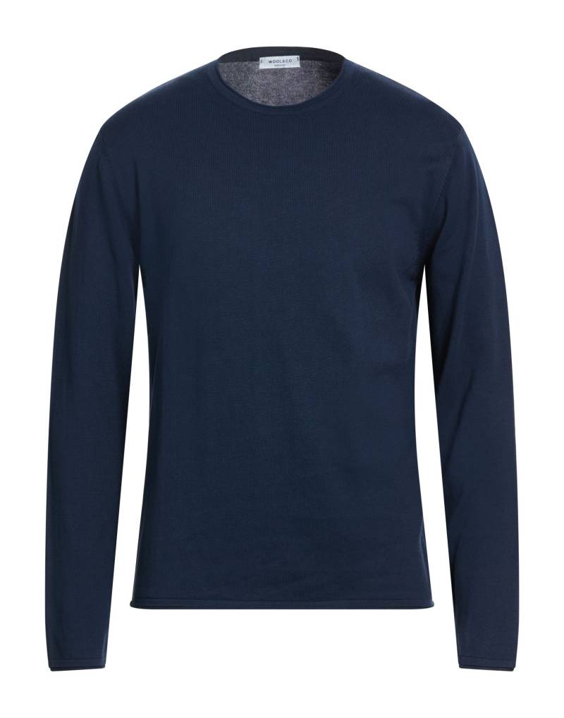 WOOL & CO Pullover Herren Nachtblau von WOOL & CO