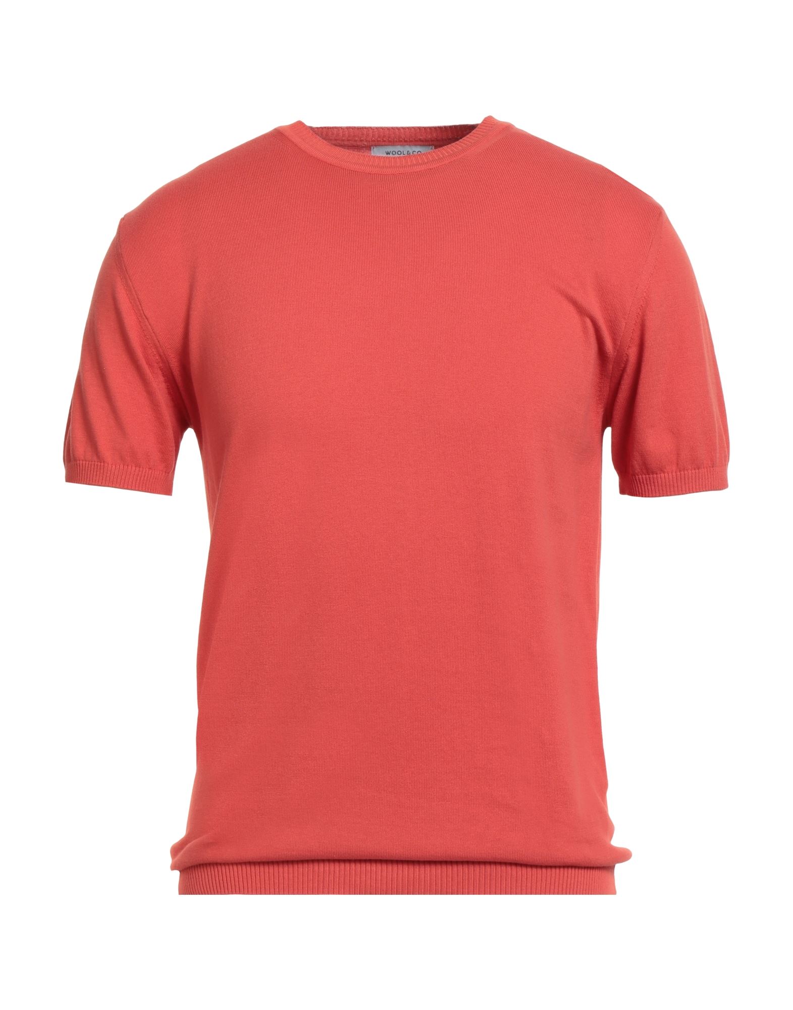 WOOL & CO Pullover Herren Orange WOOL & CO Pullover Herren Orange von WOOL & CO
