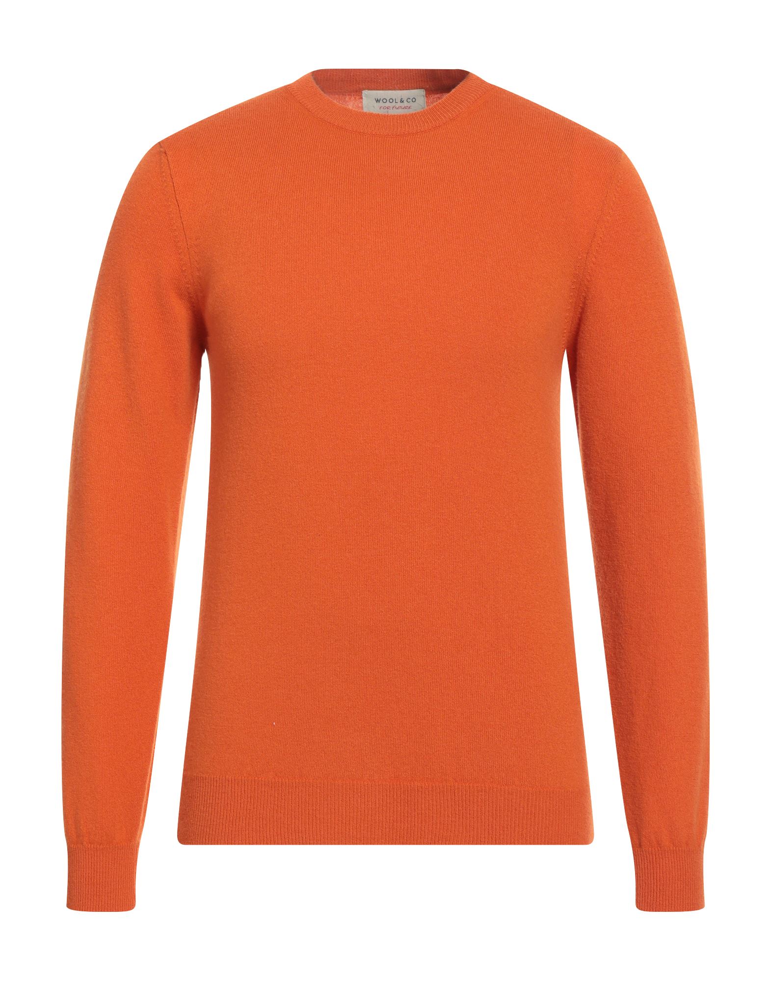 WOOL & CO Pullover Herren Orange von WOOL & CO