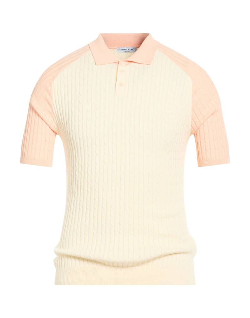 WOOL & CO Pullover Herren Pfirsich von WOOL & CO