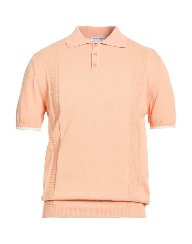 WOOL & CO Pullover Herren Pfirsich von WOOL & CO