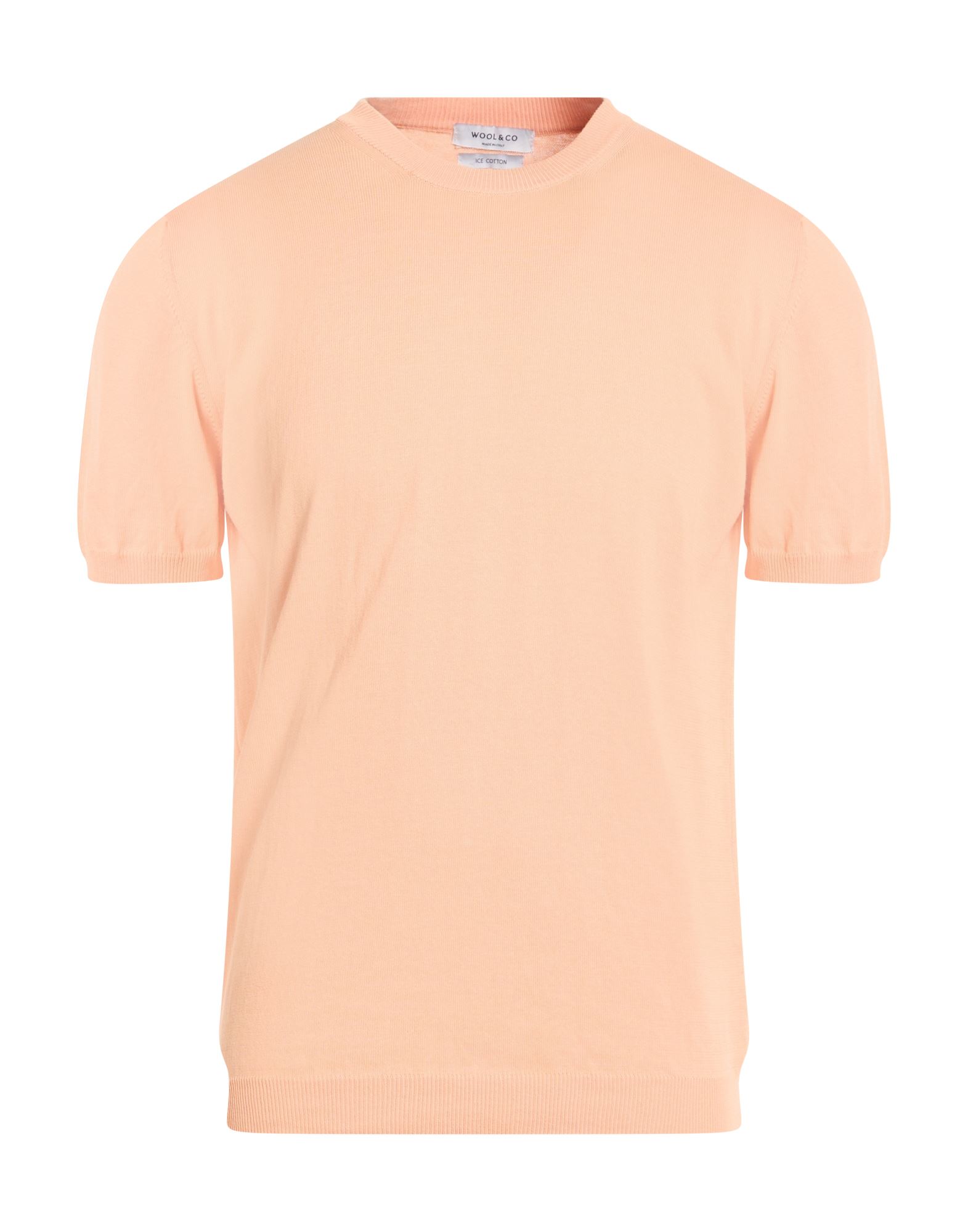 WOOL & CO Pullover Herren Pfirsich von WOOL & CO