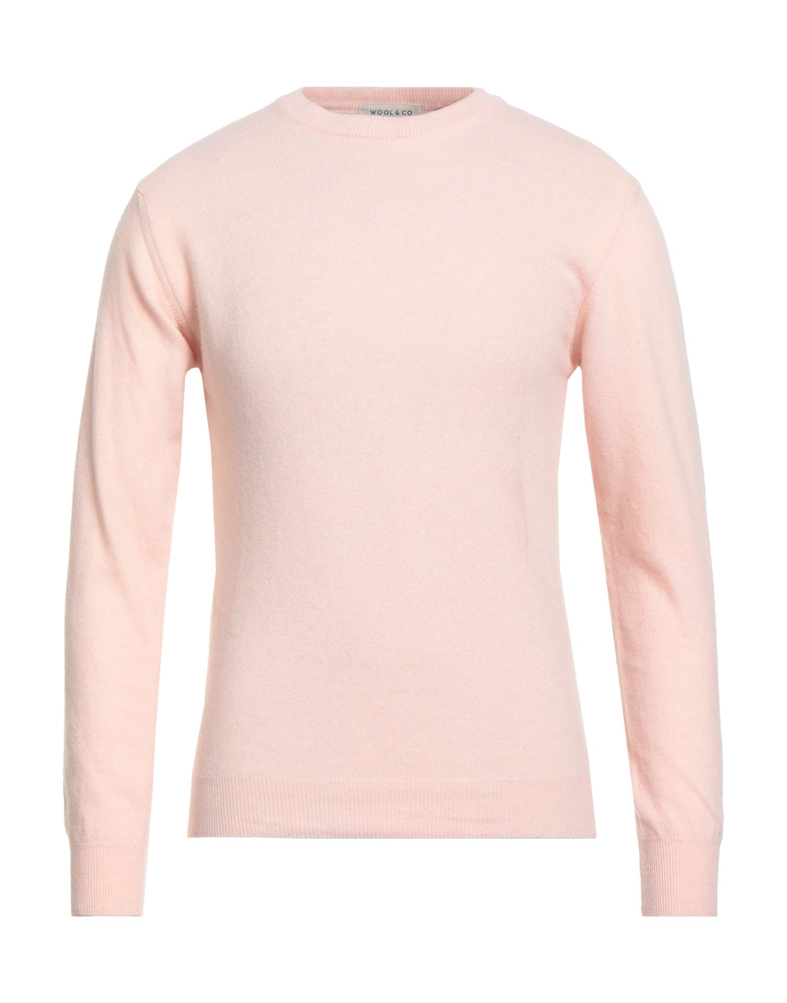 WOOL & CO Pullover Herren Rosa von WOOL & CO