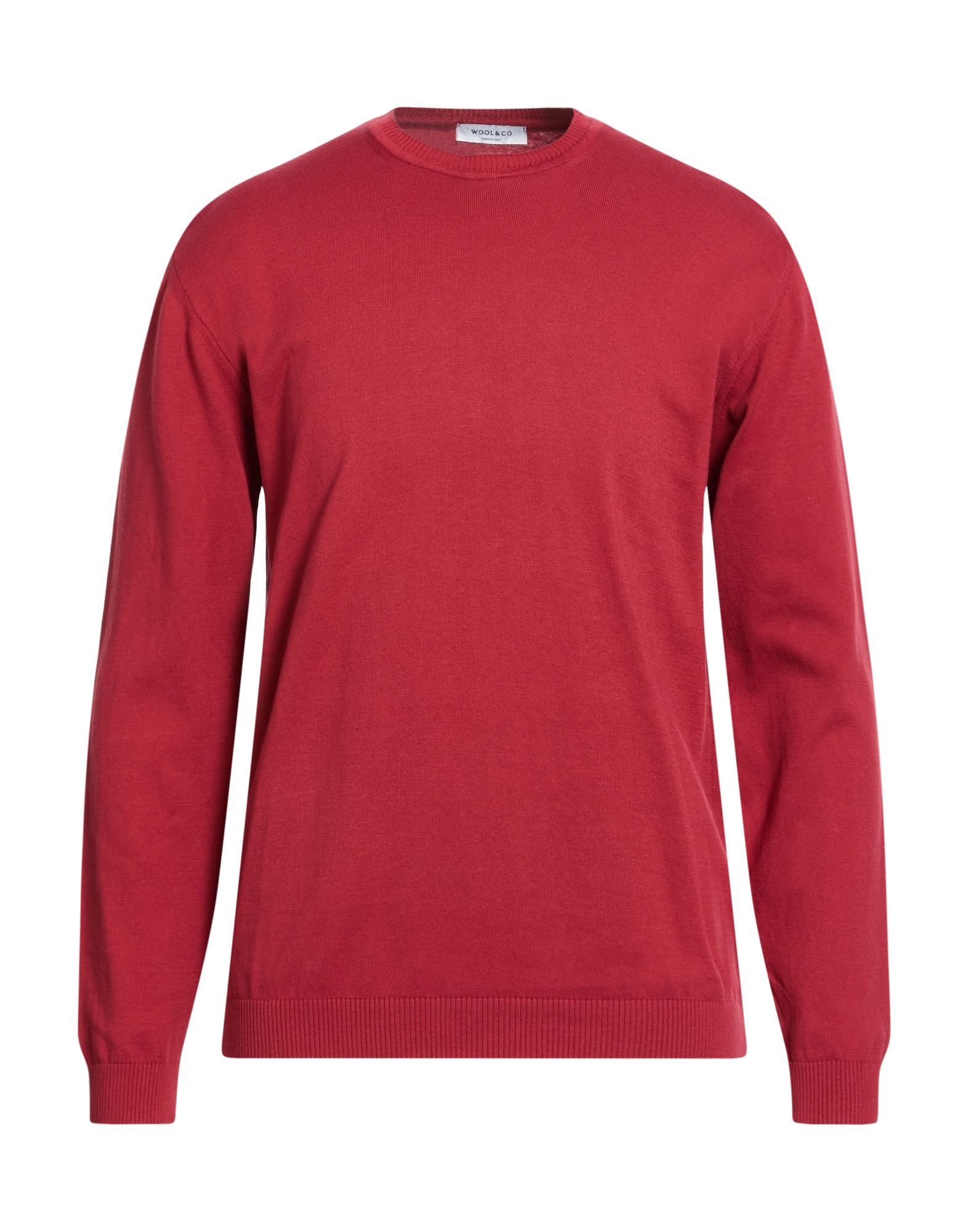 WOOL & CO Pullover Herren Rot von WOOL & CO