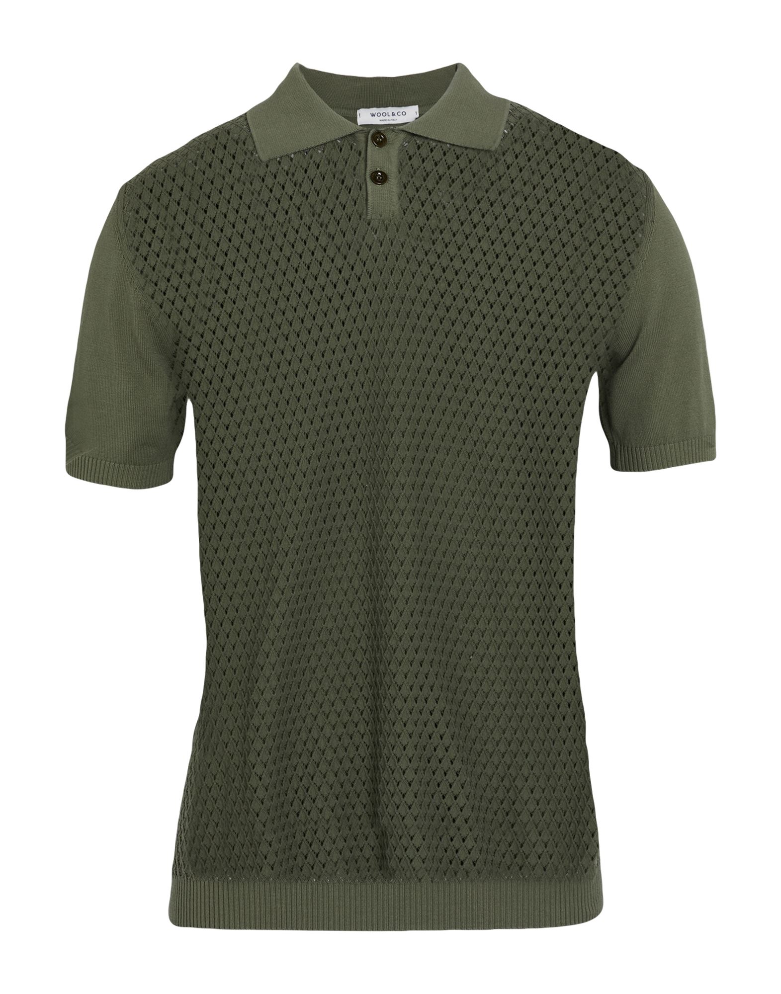 WOOL & CO Pullover Herren Salbeigrün von WOOL & CO