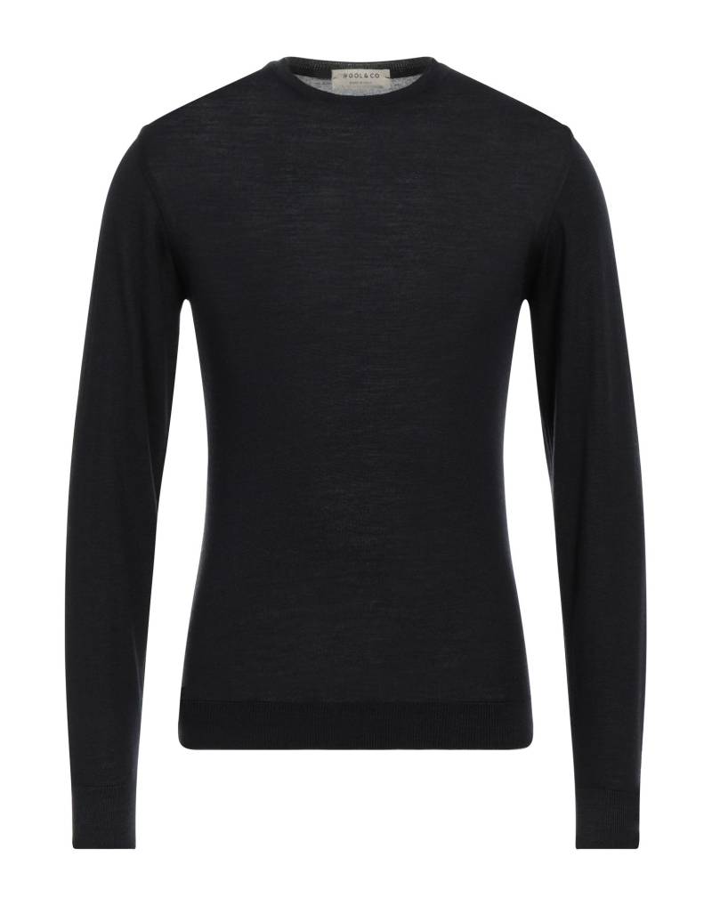WOOL & CO Pullover Herren Schwarz von WOOL & CO