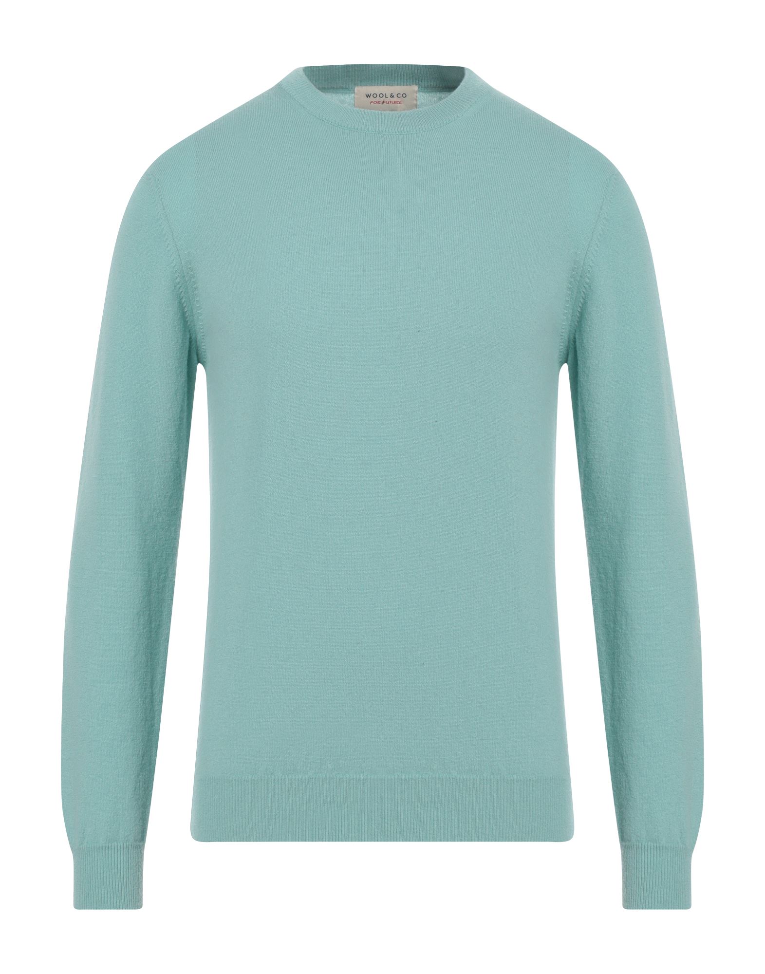 WOOL & CO Pullover Herren Tūrkis von WOOL & CO