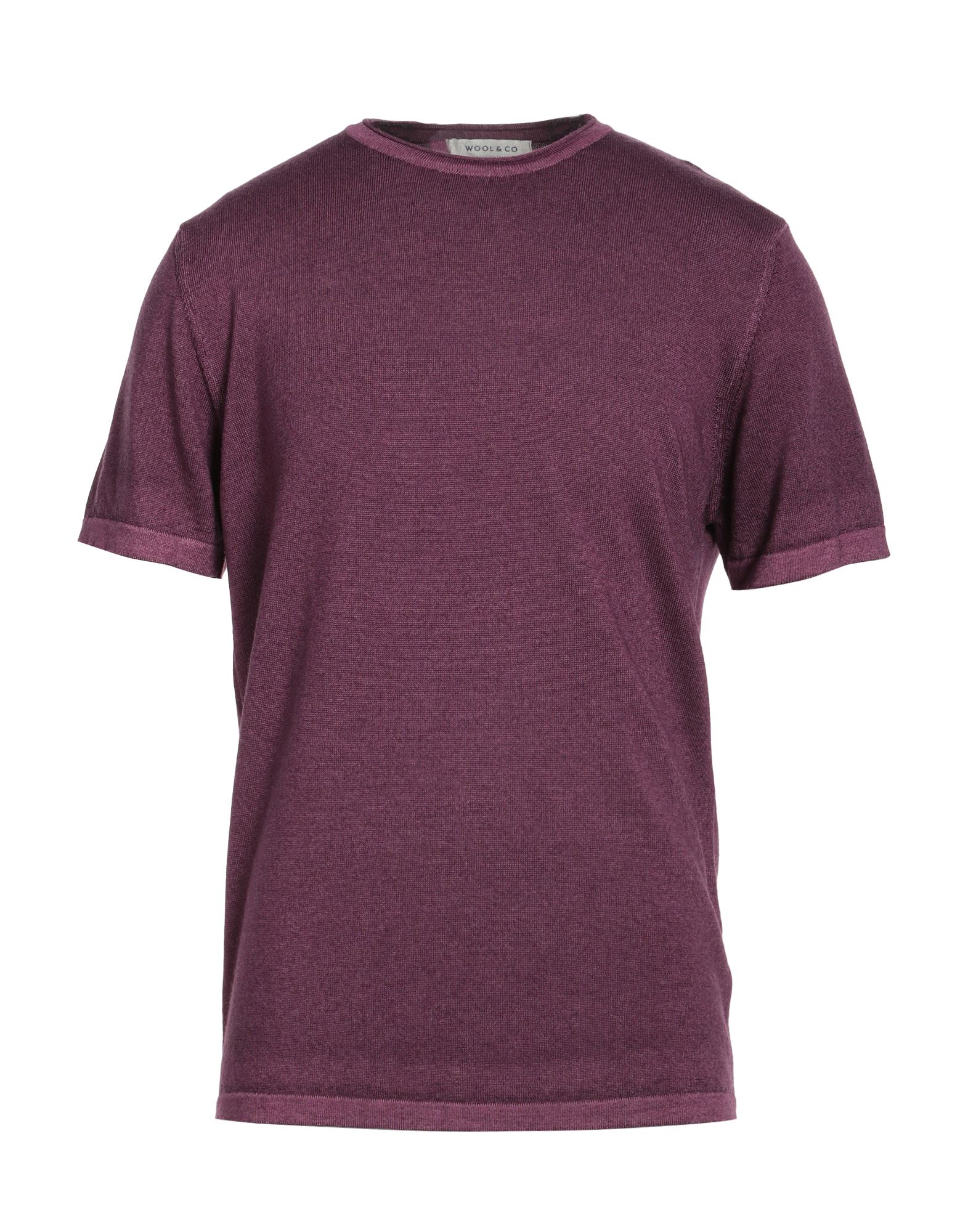 WOOL & CO Pullover Herren Violett von WOOL & CO