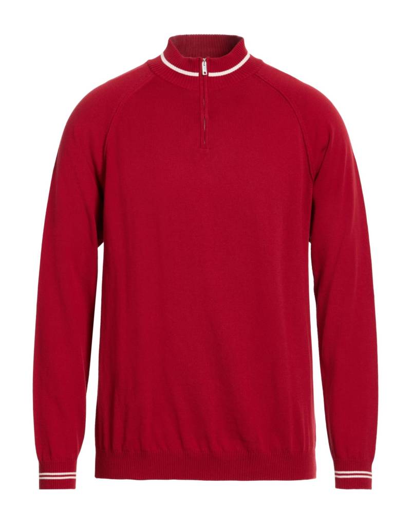 WOOL & CO Pullover Herren Ziegelrot von WOOL & CO