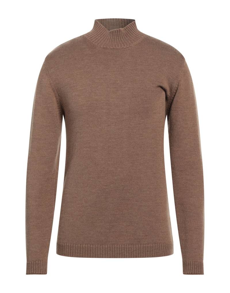WOOL & CO Rollkragenpullover Herren Kamel von WOOL & CO