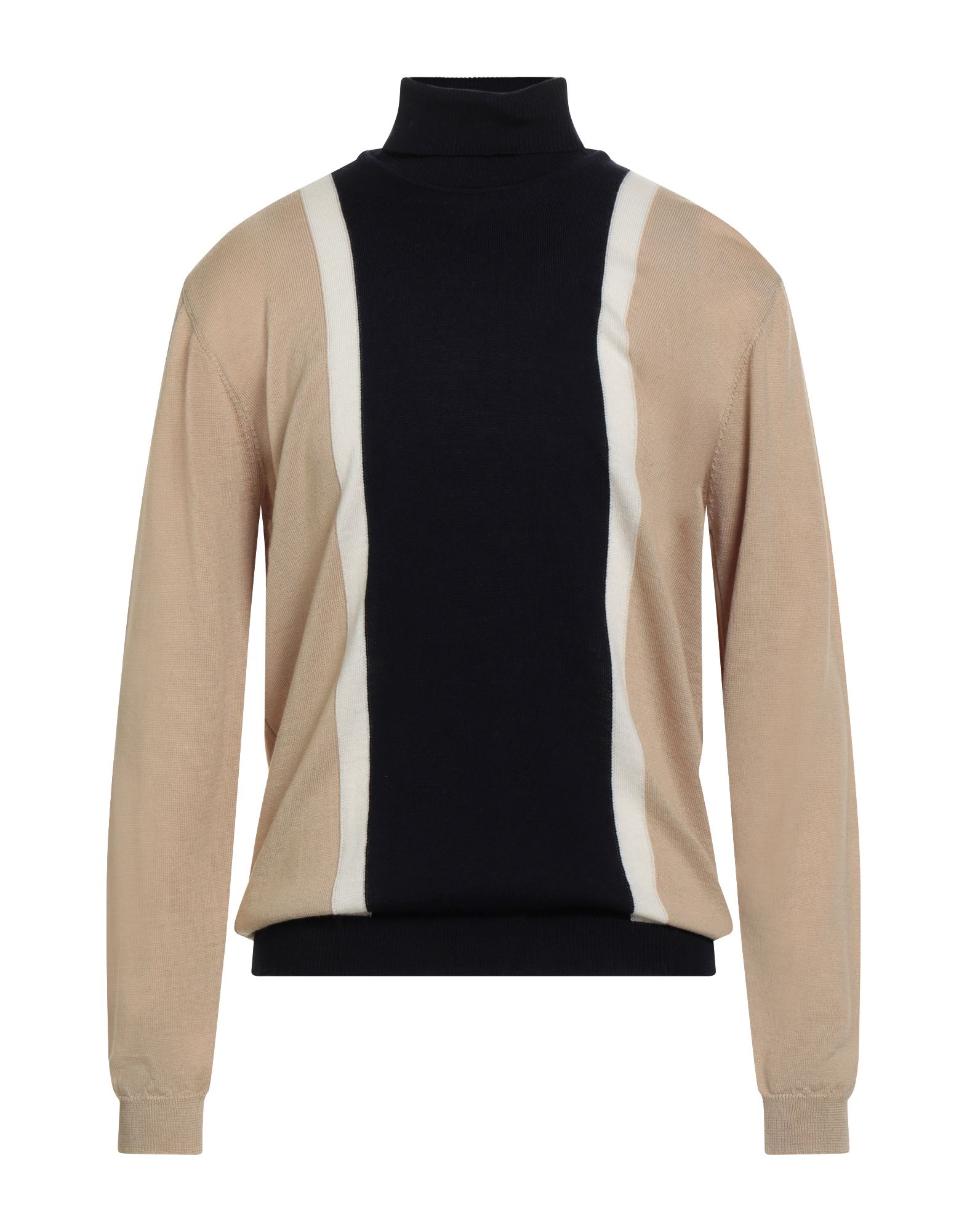 WOOL & CO Rollkragenpullover Herren Sand WOOL & CO Rollkragenpullover Herren Sand von WOOL & CO