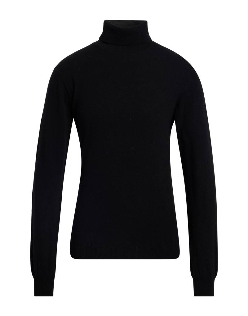 WOOL & CO Rollkragenpullover Herren Schwarz von WOOL & CO