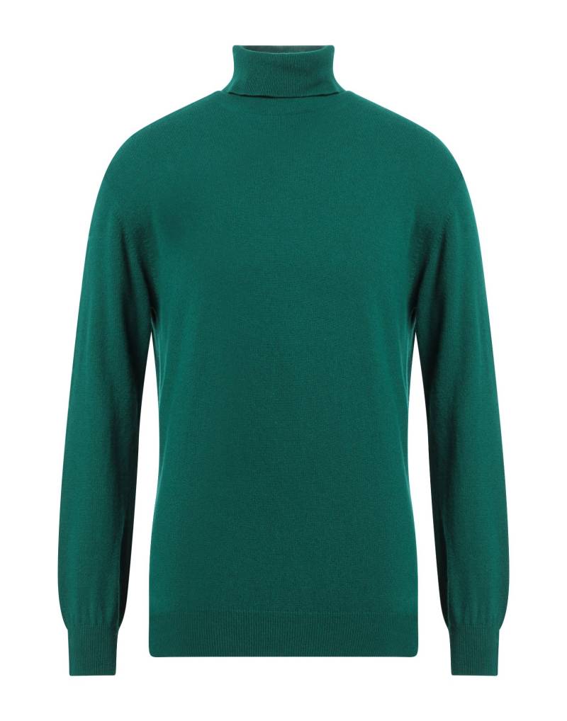 WOOL & CO Rollkragenpullover Herren Smaragdgrün von WOOL & CO
