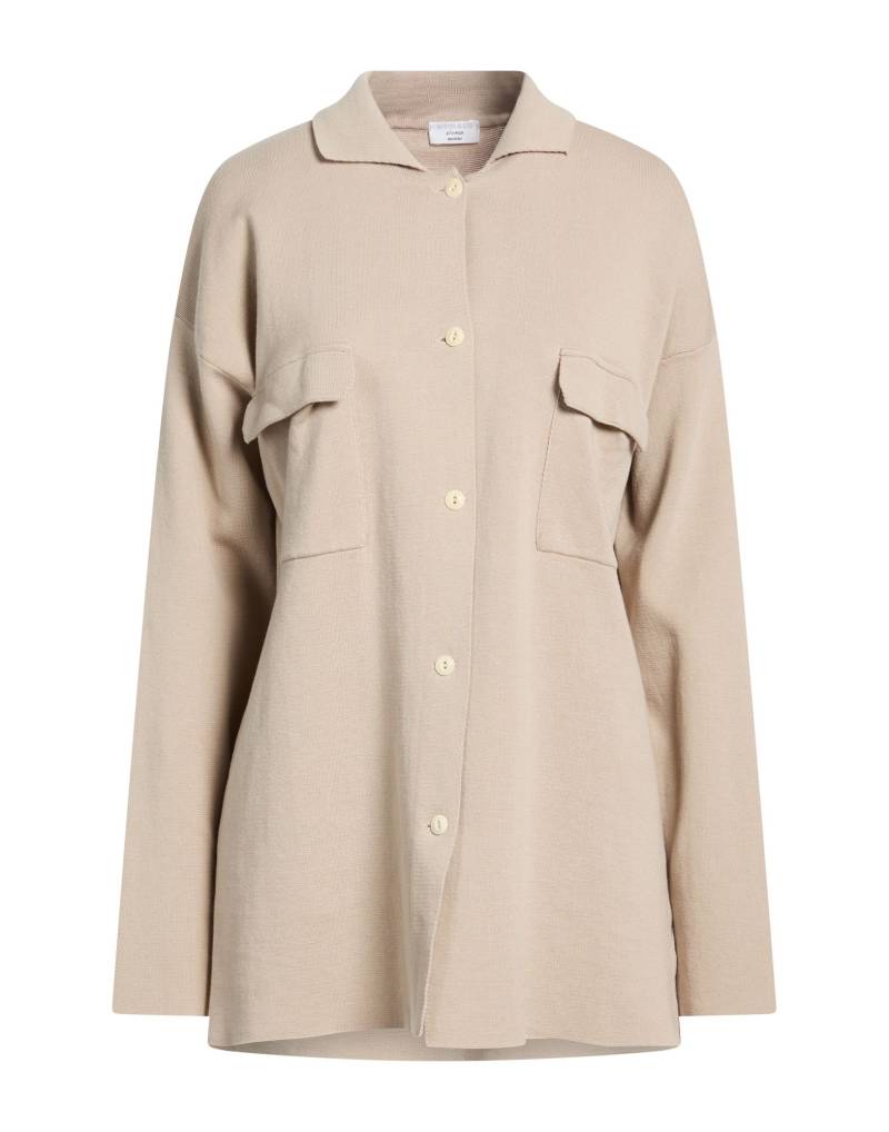 WOOL & CO Strickjacke Damen Sand von WOOL & CO