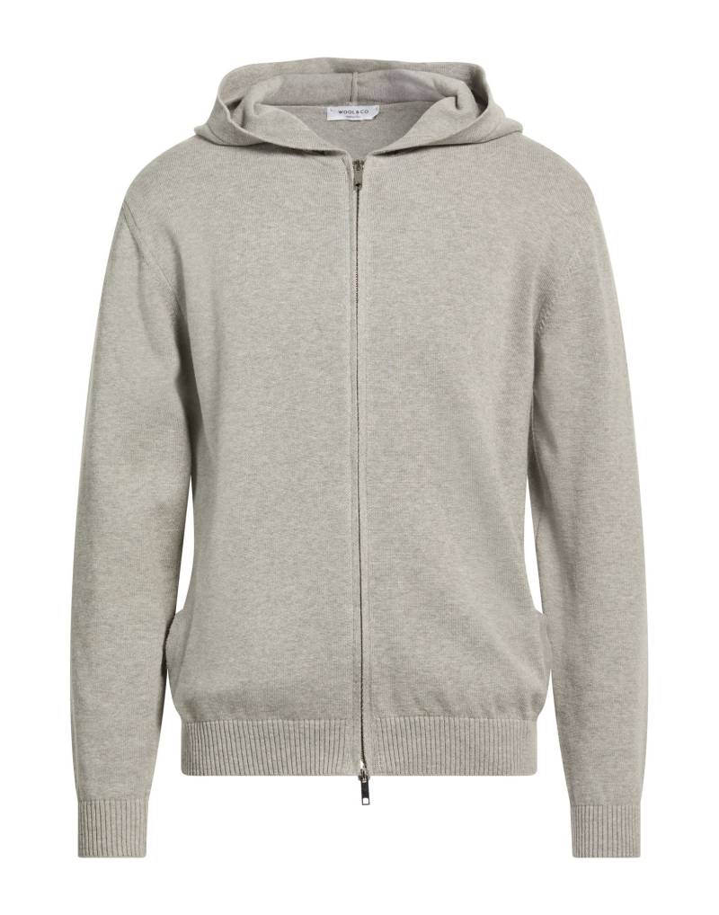 WOOL & CO Strickjacke Herren Grau von WOOL & CO