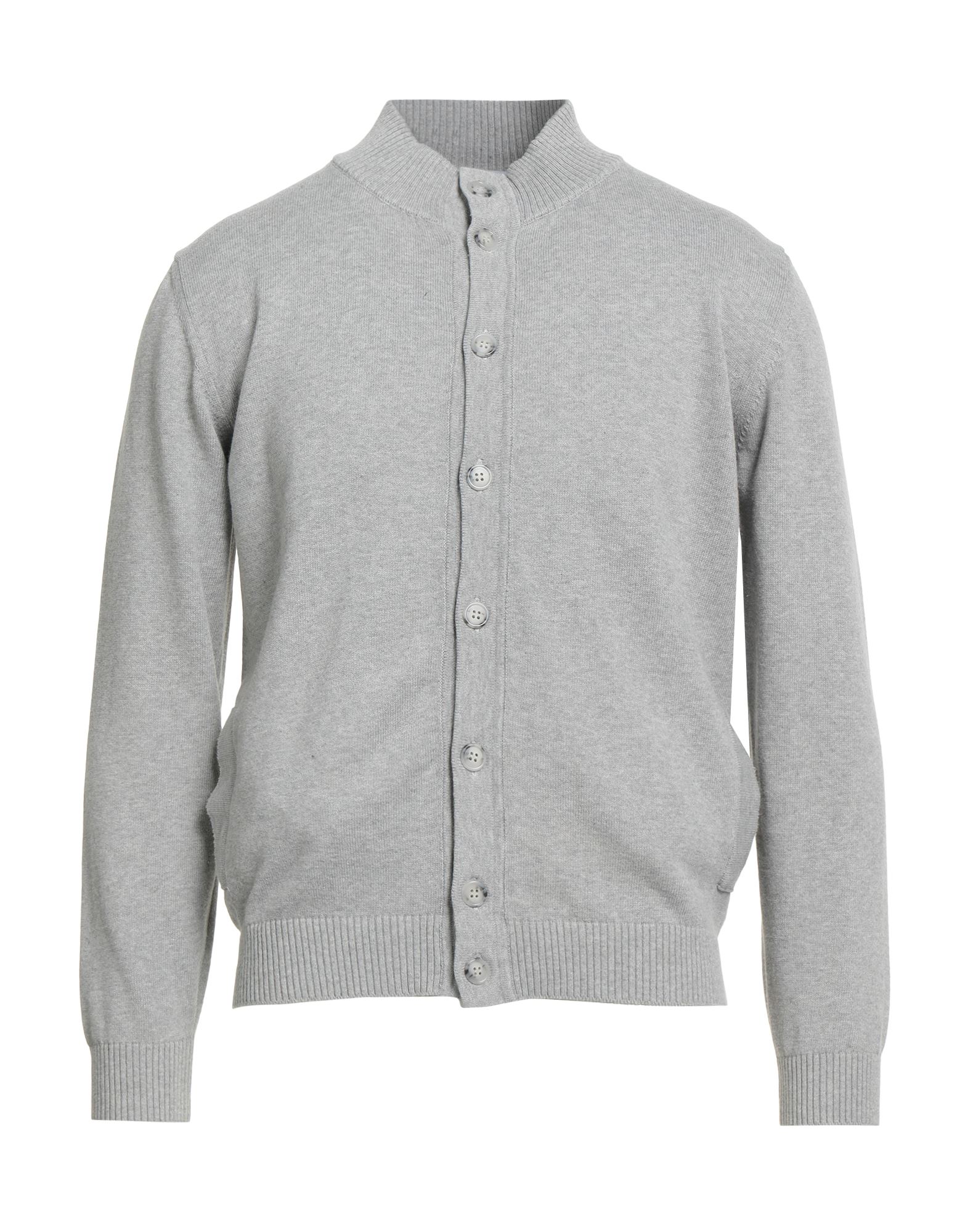 WOOL & CO Strickjacke Herren Grau von WOOL & CO