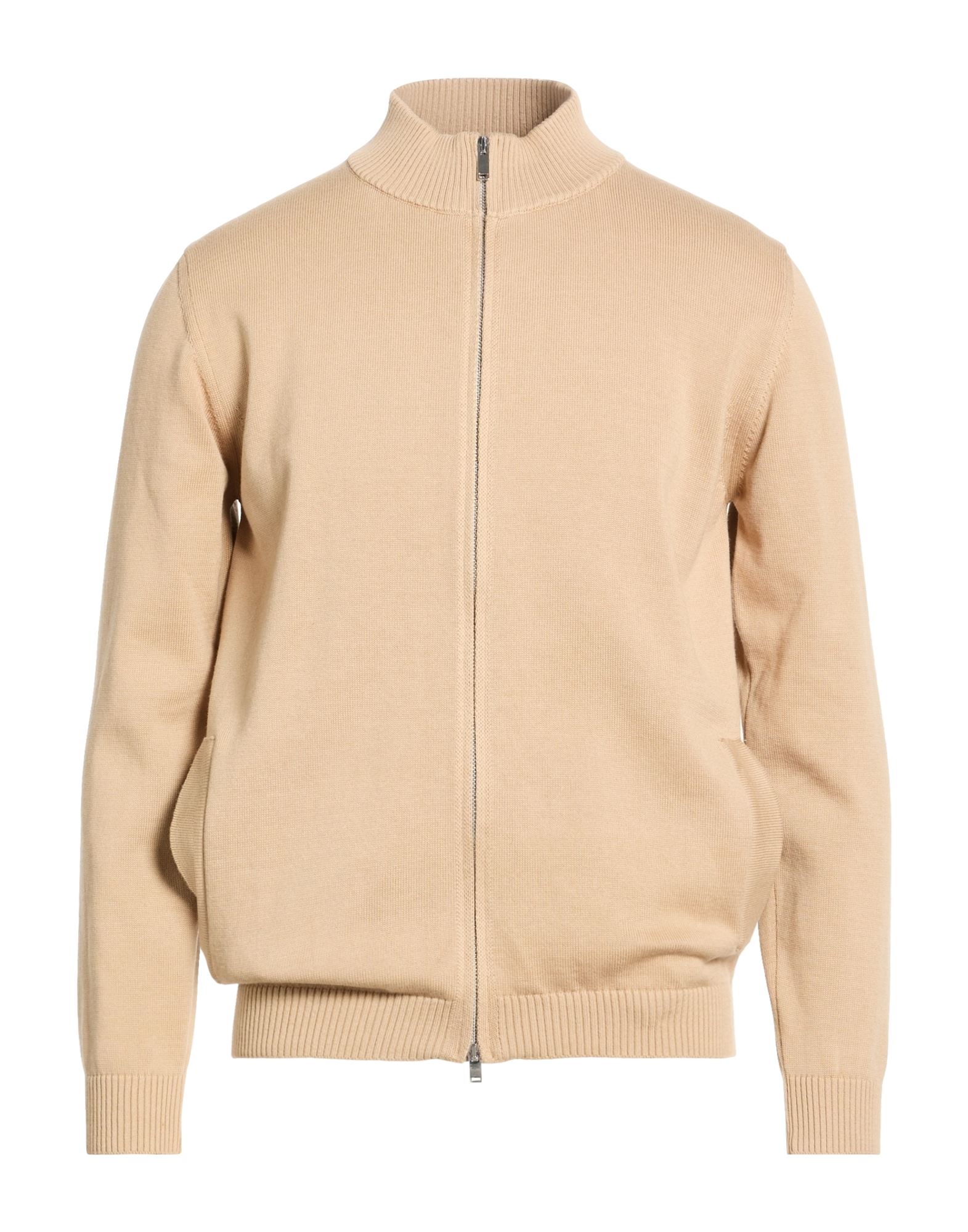 WOOL & CO Strickjacke Herren Kamel von WOOL & CO