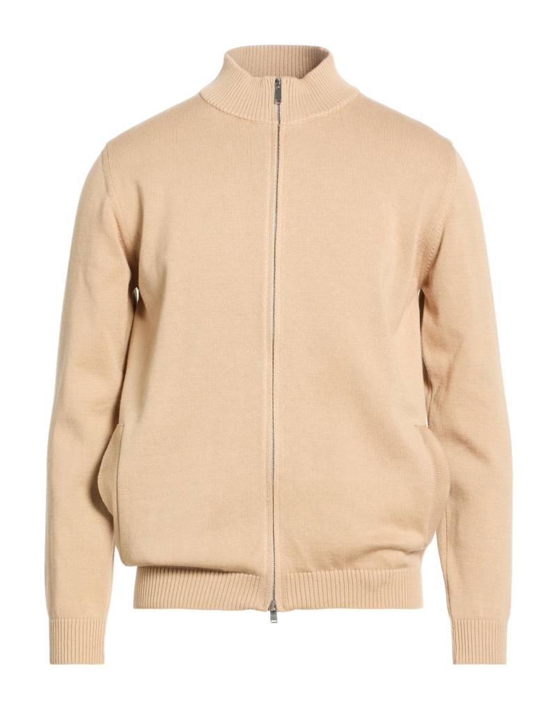 WOOL & CO Strickjacke Herren Kamel von WOOL & CO