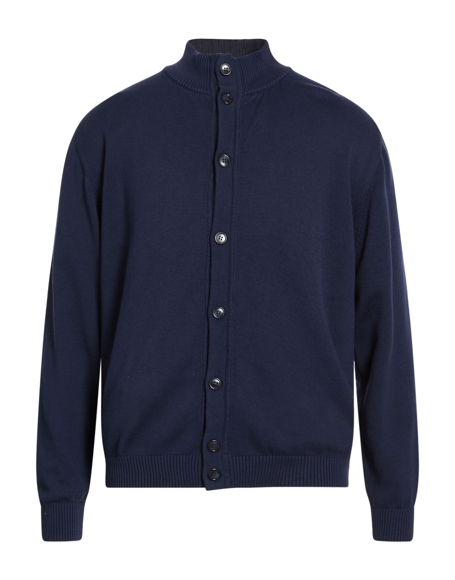 WOOL & CO Strickjacke Herren Marineblau von WOOL & CO