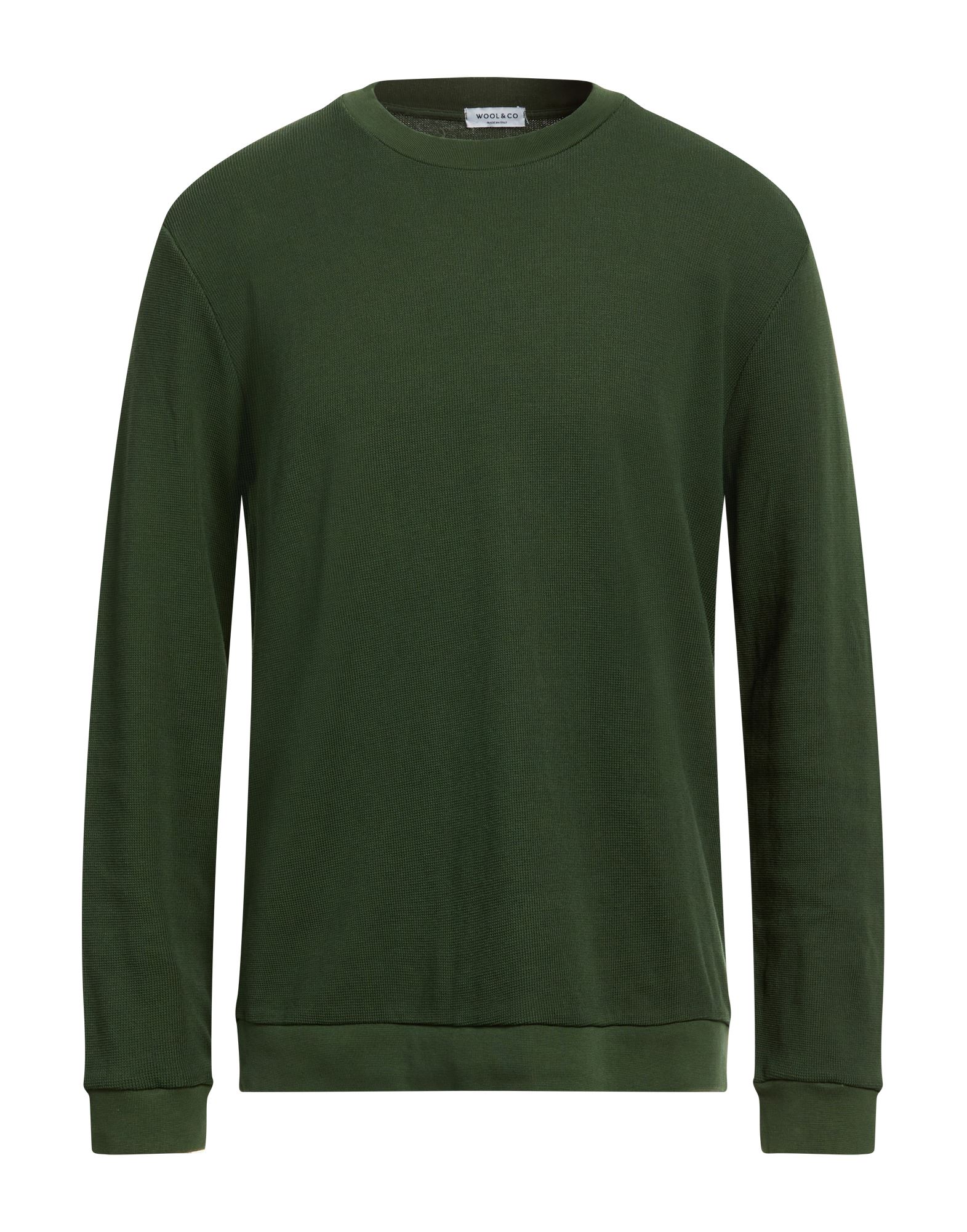 WOOL & CO Sweatshirt Herren Grün von WOOL & CO