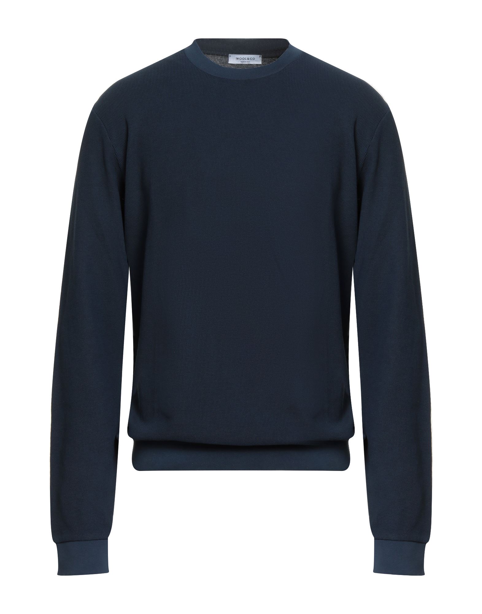 WOOL & CO Sweatshirt Herren Nachtblau von WOOL & CO