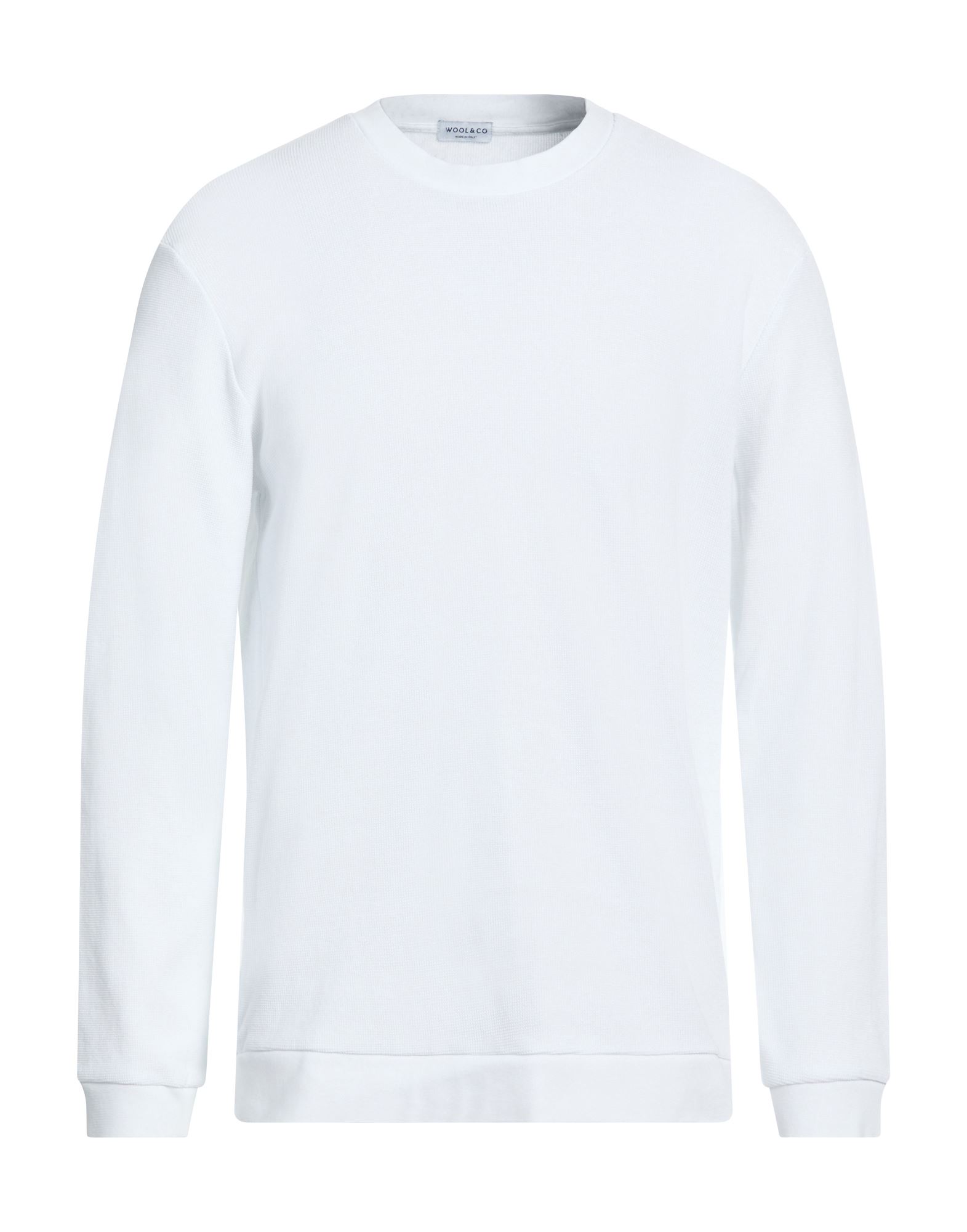 WOOL & CO Sweatshirt Herren Weiß von WOOL & CO