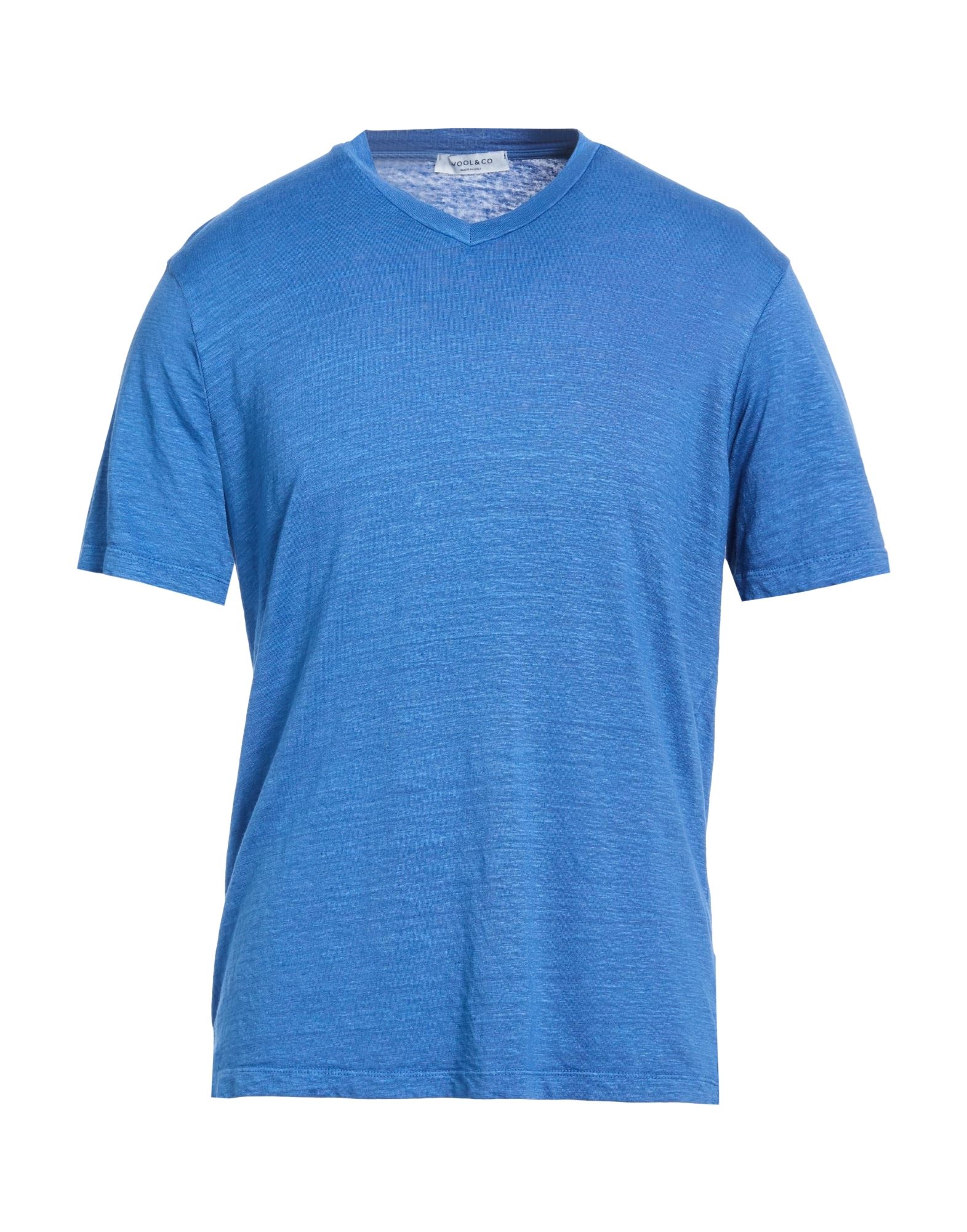 WOOL & CO T-shirts Herren Blau von WOOL & CO