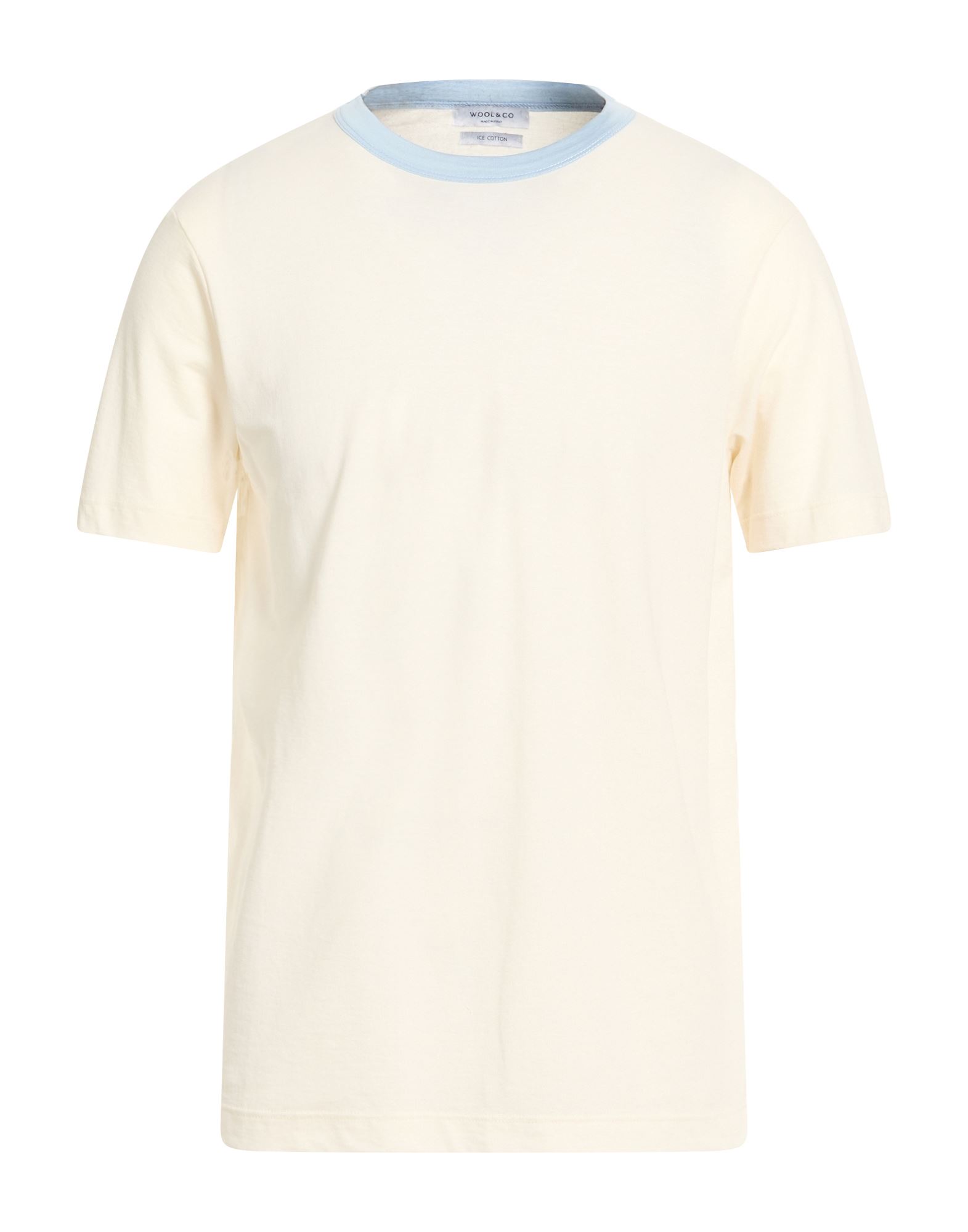 WOOL & CO T-shirts Herren Cremeweiß von WOOL & CO
