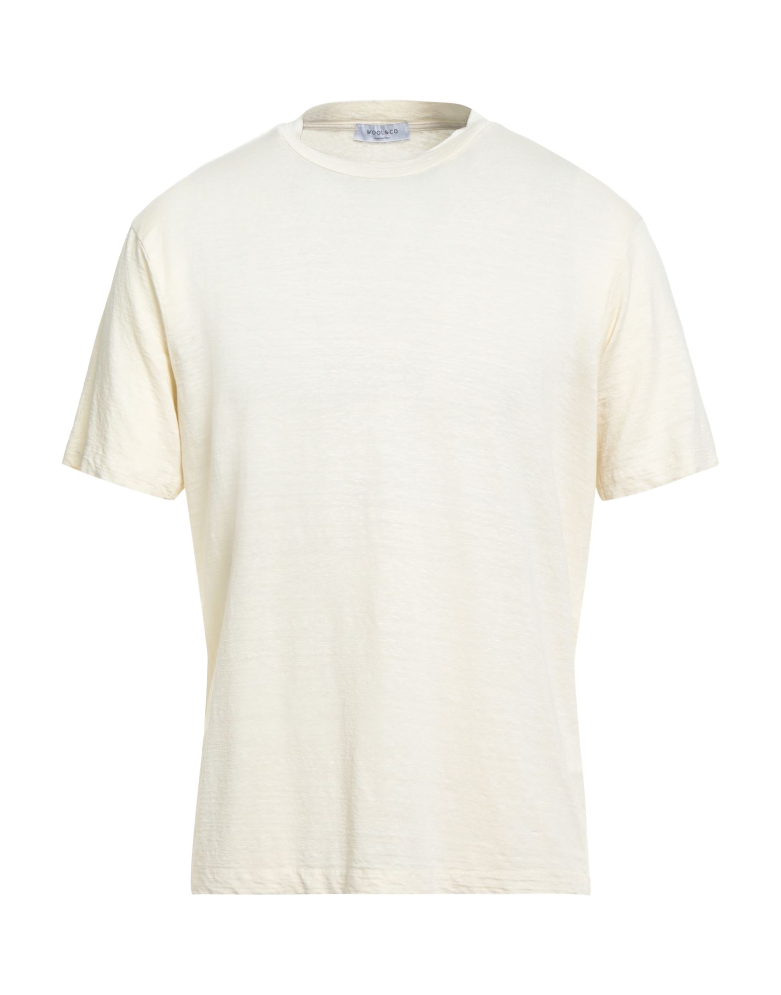 WOOL & CO T-shirts Herren Cremeweiß von WOOL & CO
