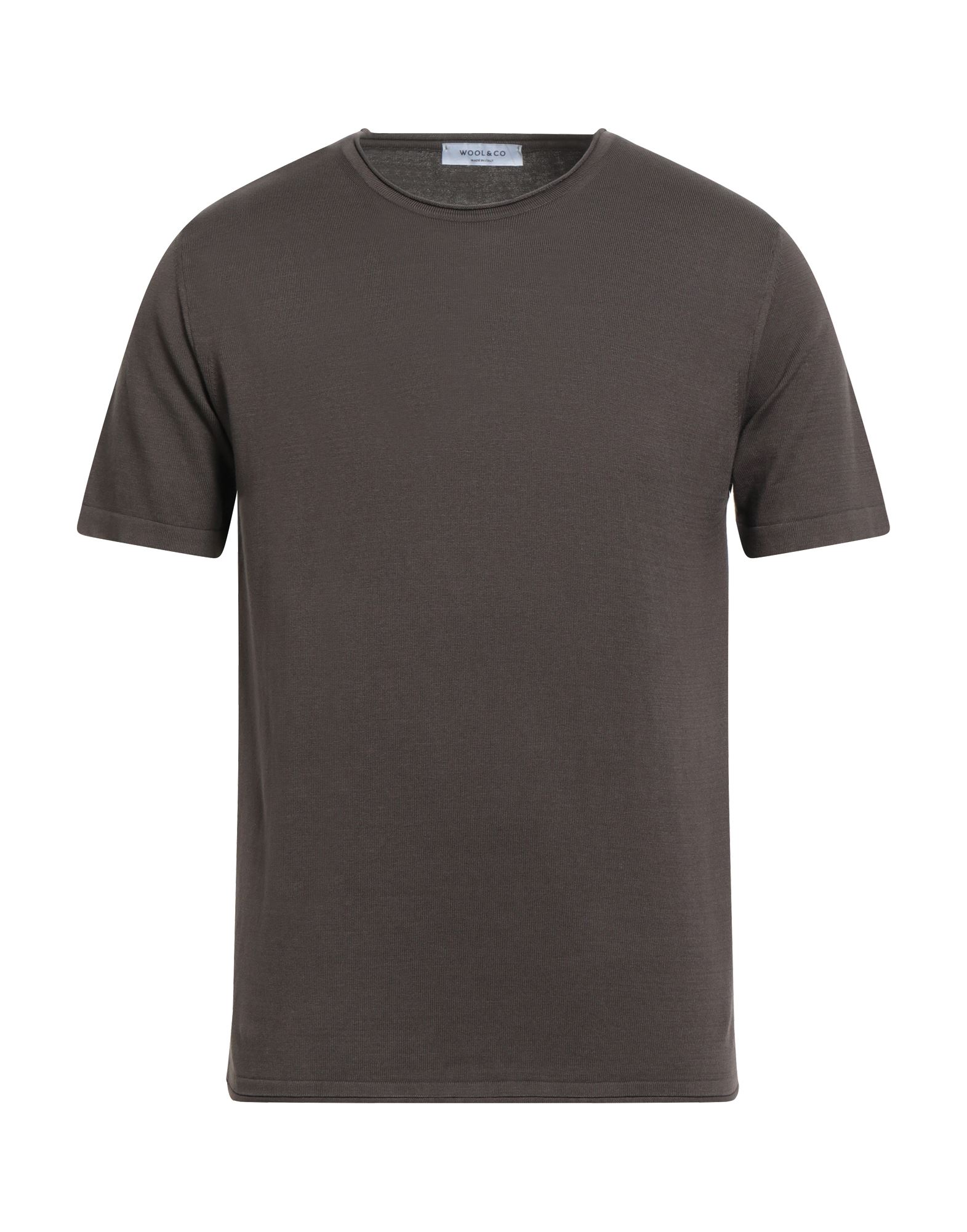 WOOL & CO T-shirts Herren Dunkelbraun von WOOL & CO