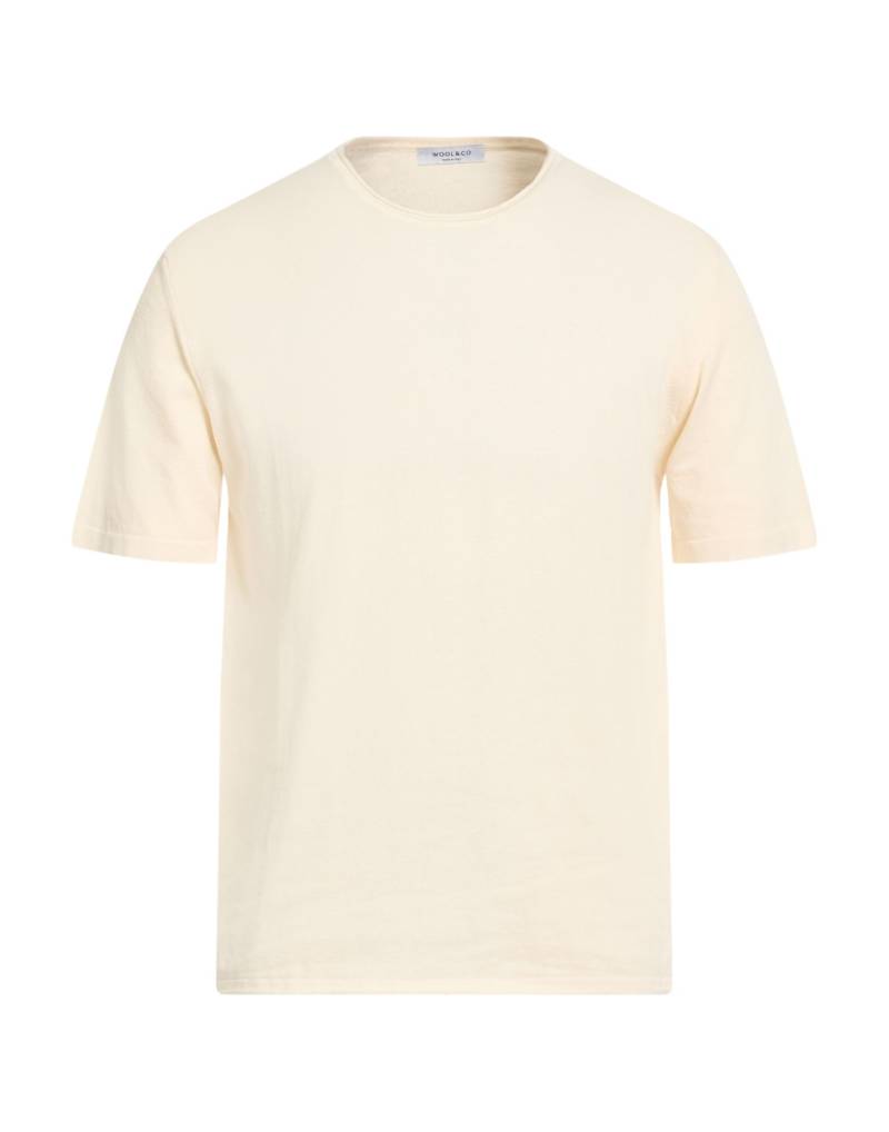 WOOL & CO T-shirts Herren Elfenbein von WOOL & CO