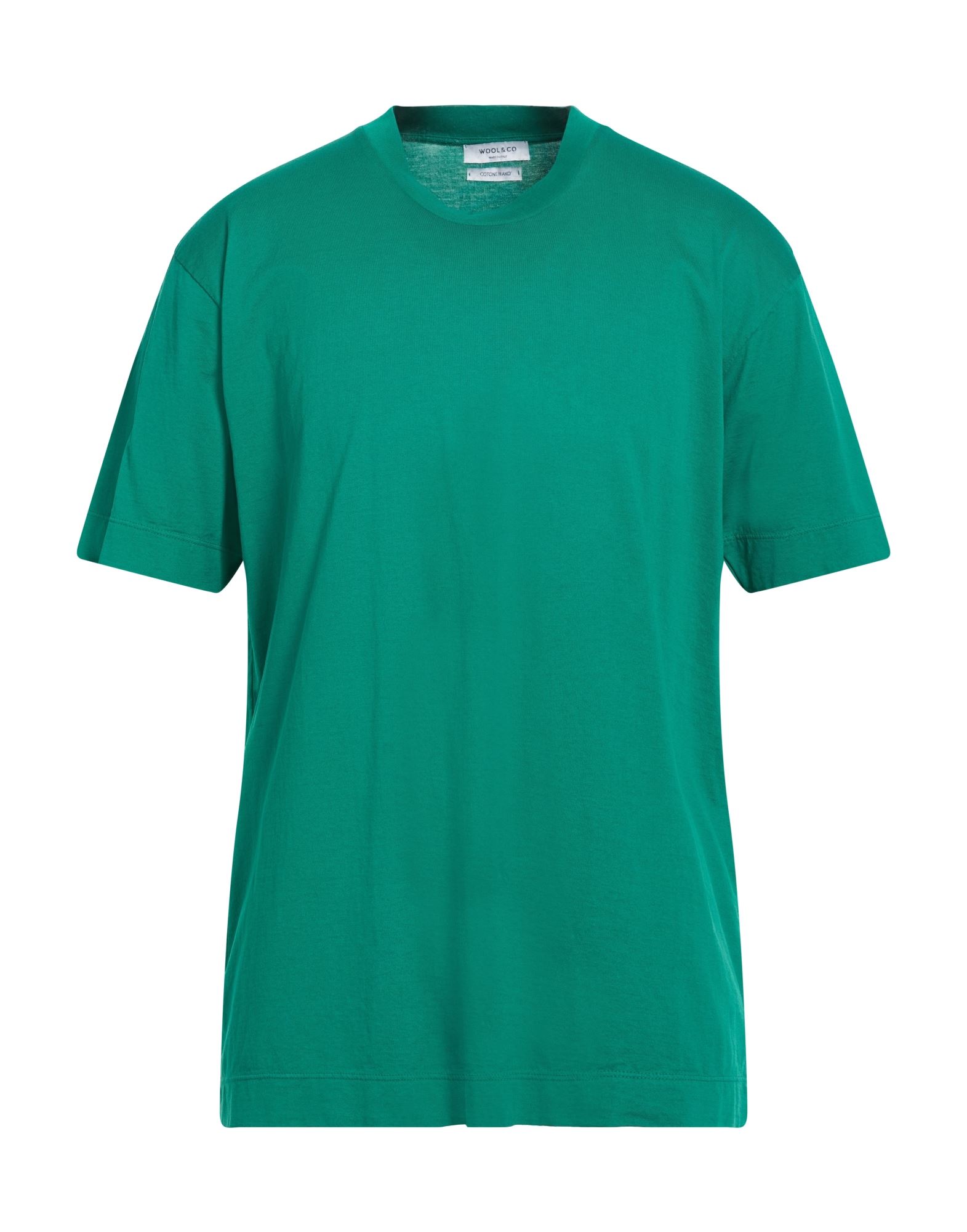 WOOL & CO T-shirts Herren Grün von WOOL & CO