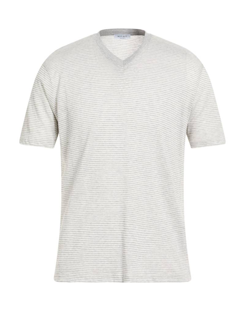 WOOL & CO T-shirts Herren Hellgrau von WOOL & CO