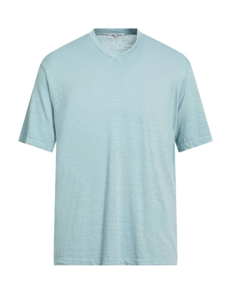 WOOL & CO T-shirts Herren Himmelblau von WOOL & CO