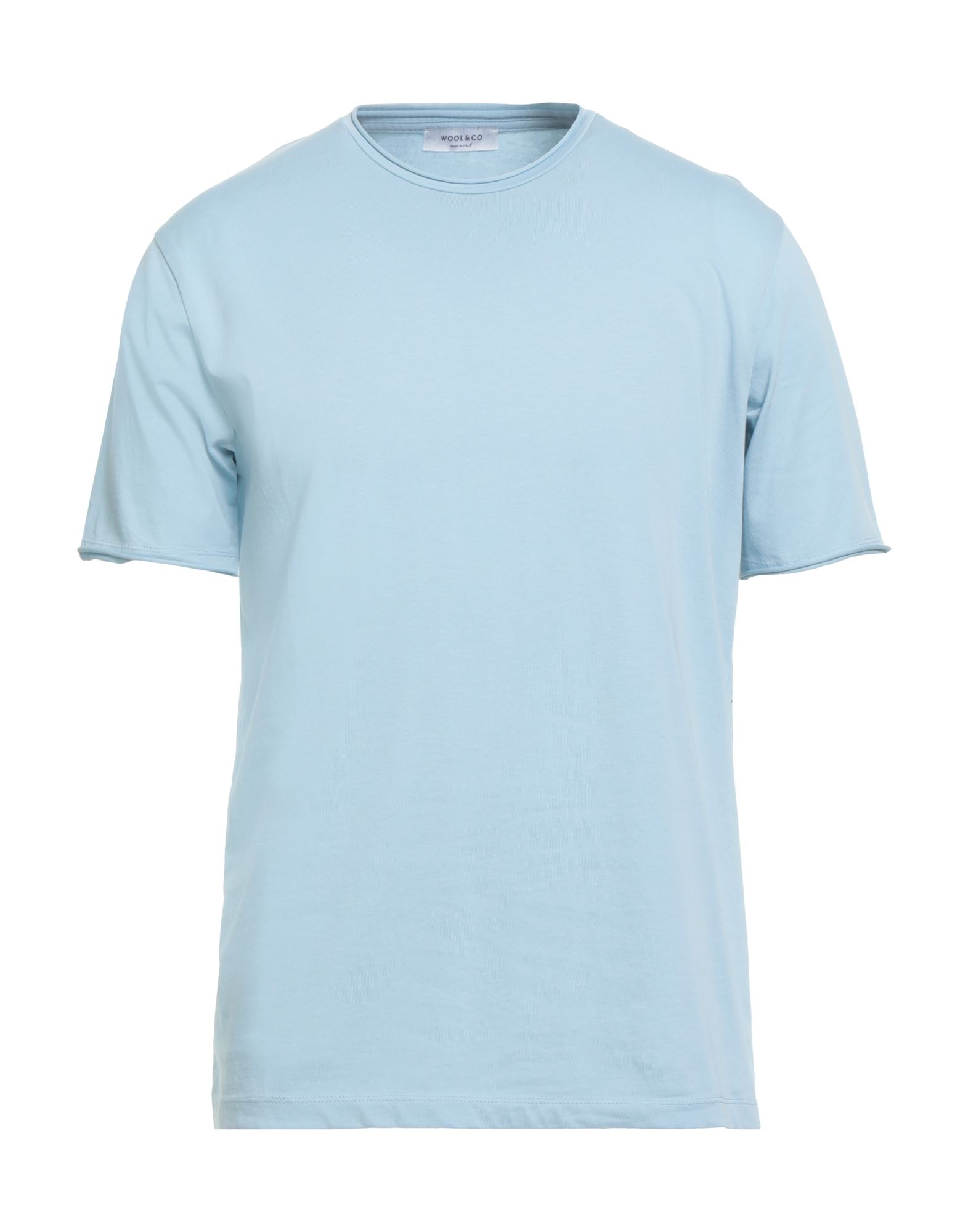 WOOL & CO T-shirts Herren Himmelblau von WOOL & CO