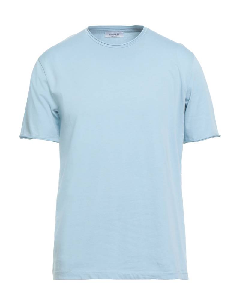 WOOL & CO T-shirts Herren Himmelblau WOOL & CO T-shirts Herren Himmelblau von WOOL & CO