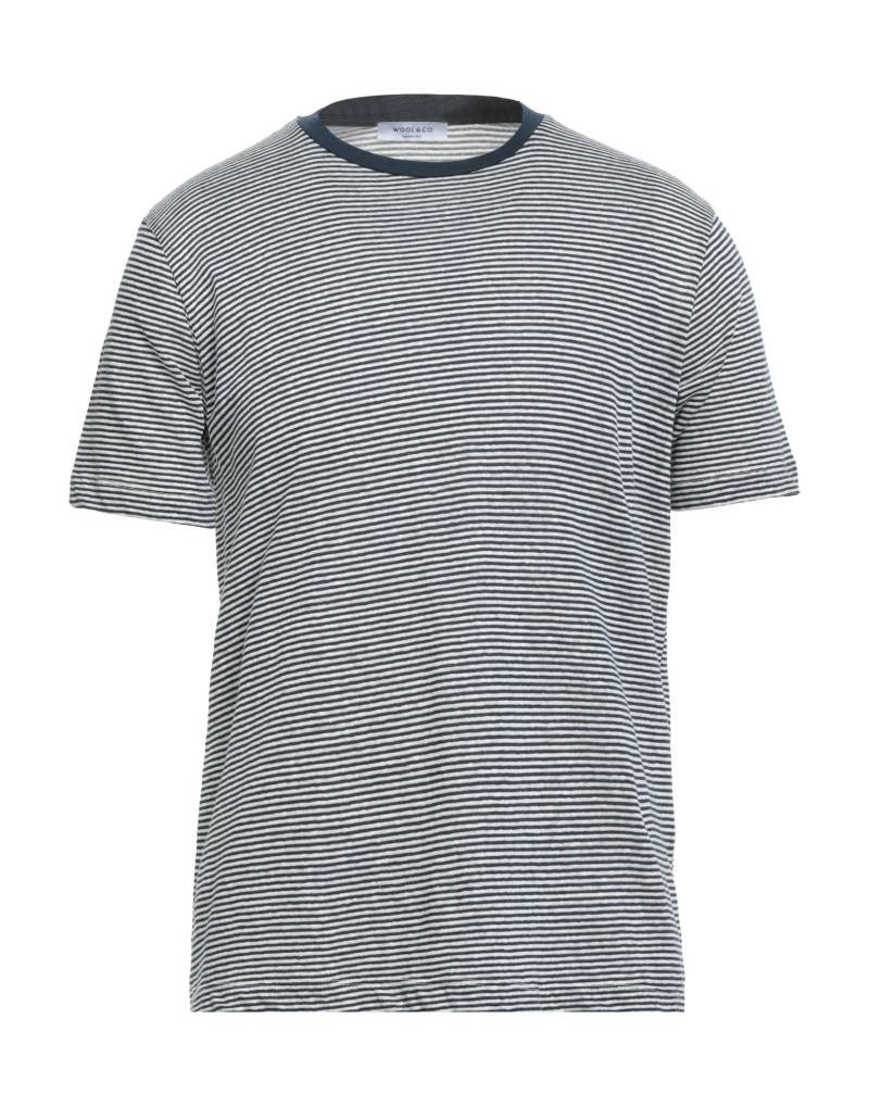 WOOL & CO T-shirts Herren Marineblau WOOL & CO T-shirts Herren Marineblau von WOOL & CO