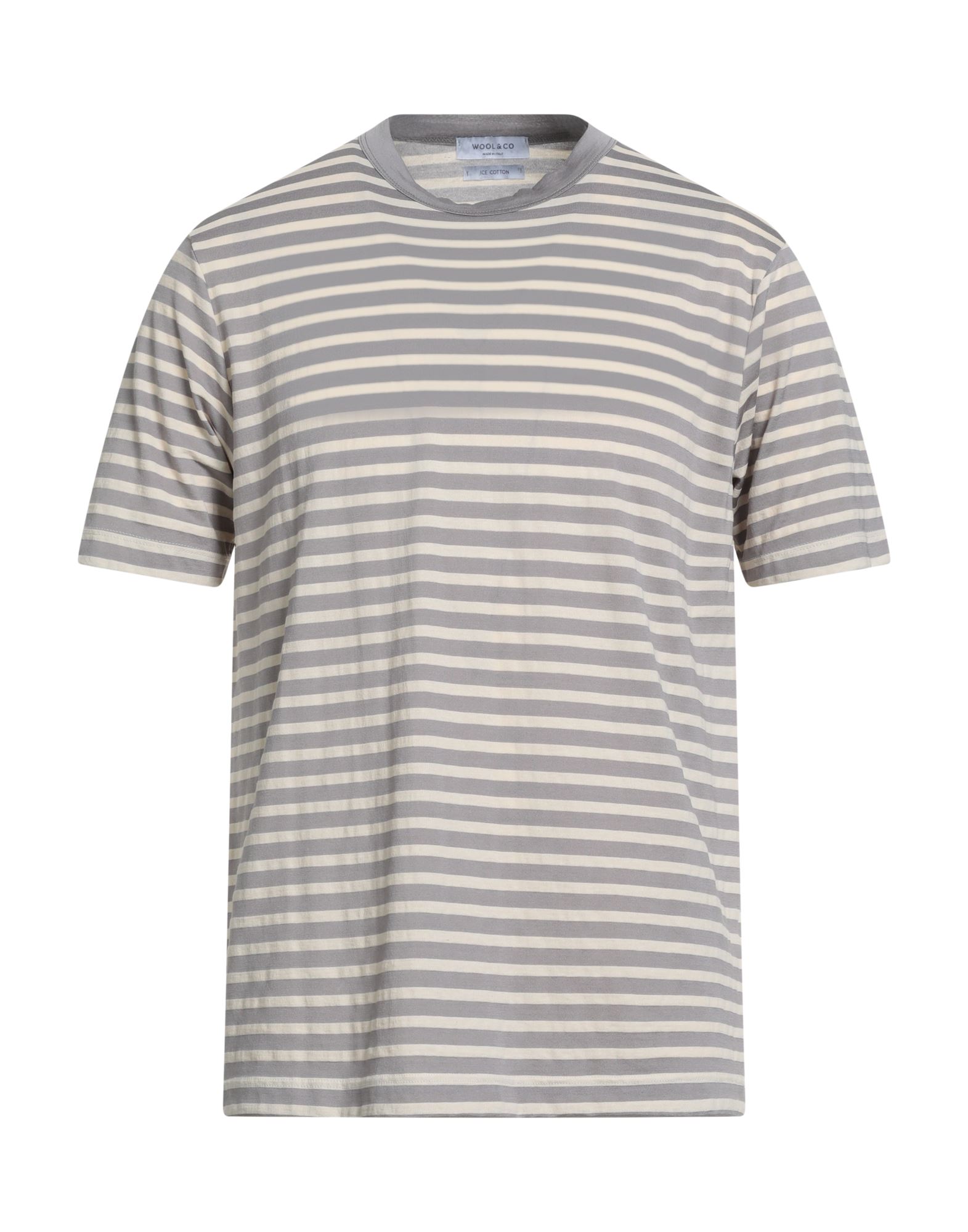 WOOL & CO T-shirts Herren Maulwurfsgrau von WOOL & CO