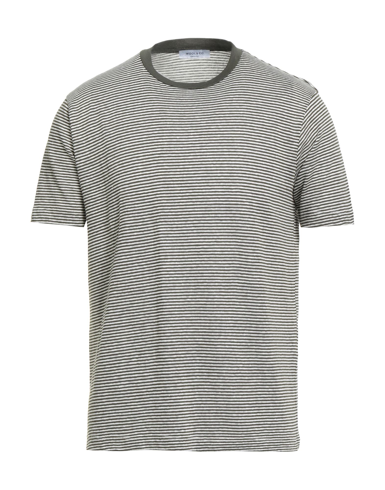 WOOL & CO T-shirts Herren Militärgrün von WOOL & CO