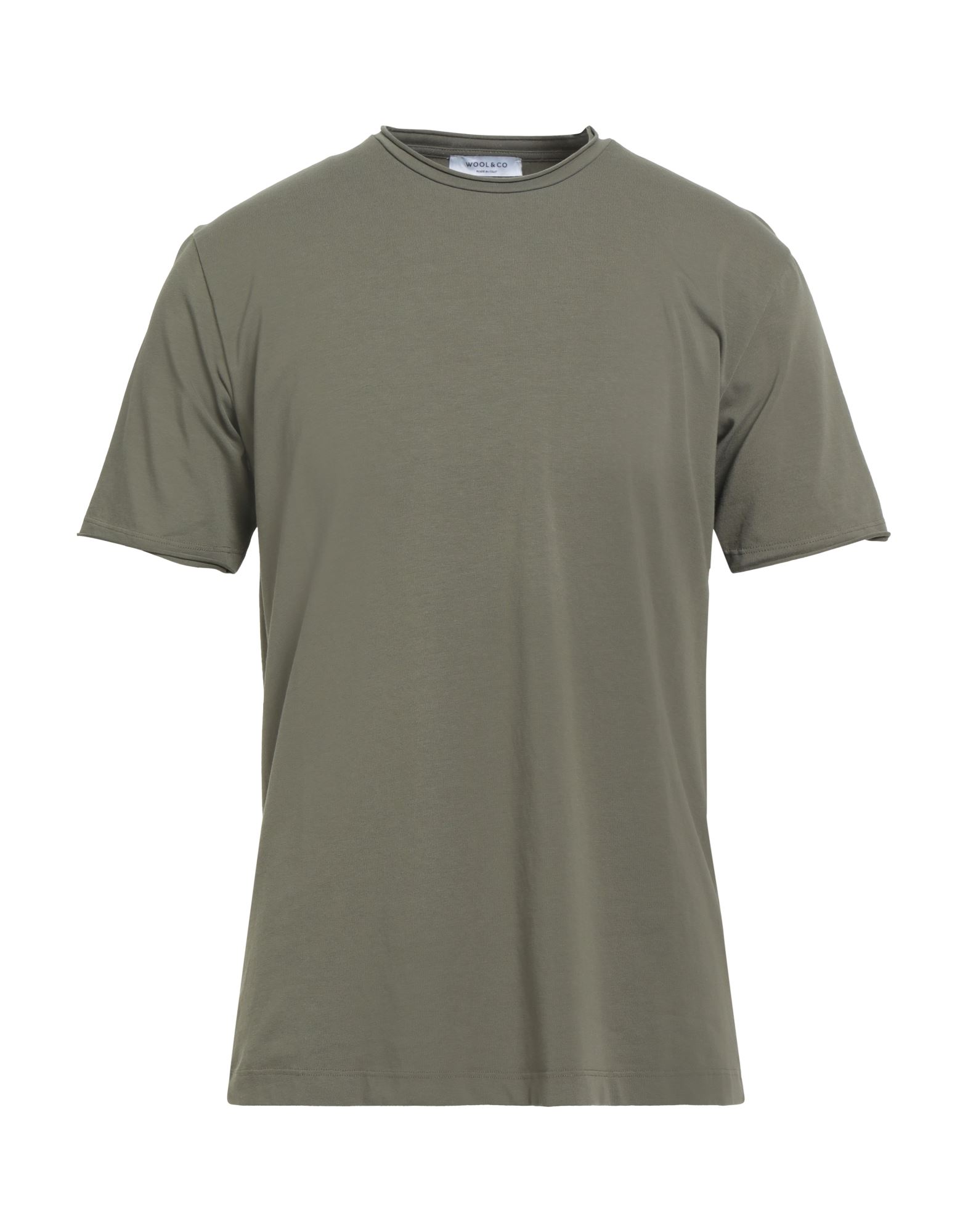 WOOL & CO T-shirts Herren Militärgrün von WOOL & CO