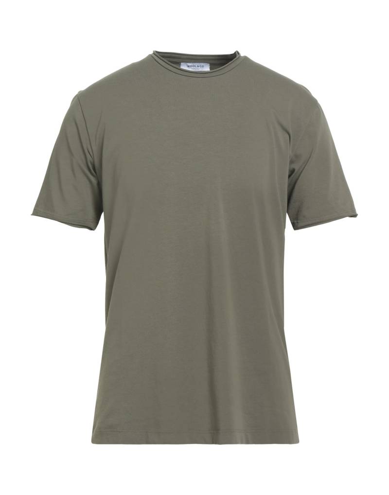 WOOL & CO T-shirts Herren Militärgrün WOOL & CO T-shirts Herren Militärgrün von WOOL & CO