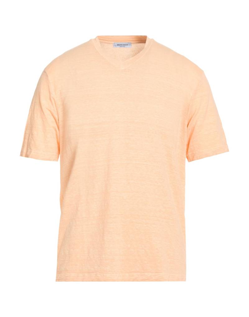 WOOL & CO T-shirts Herren Pfirsich von WOOL & CO