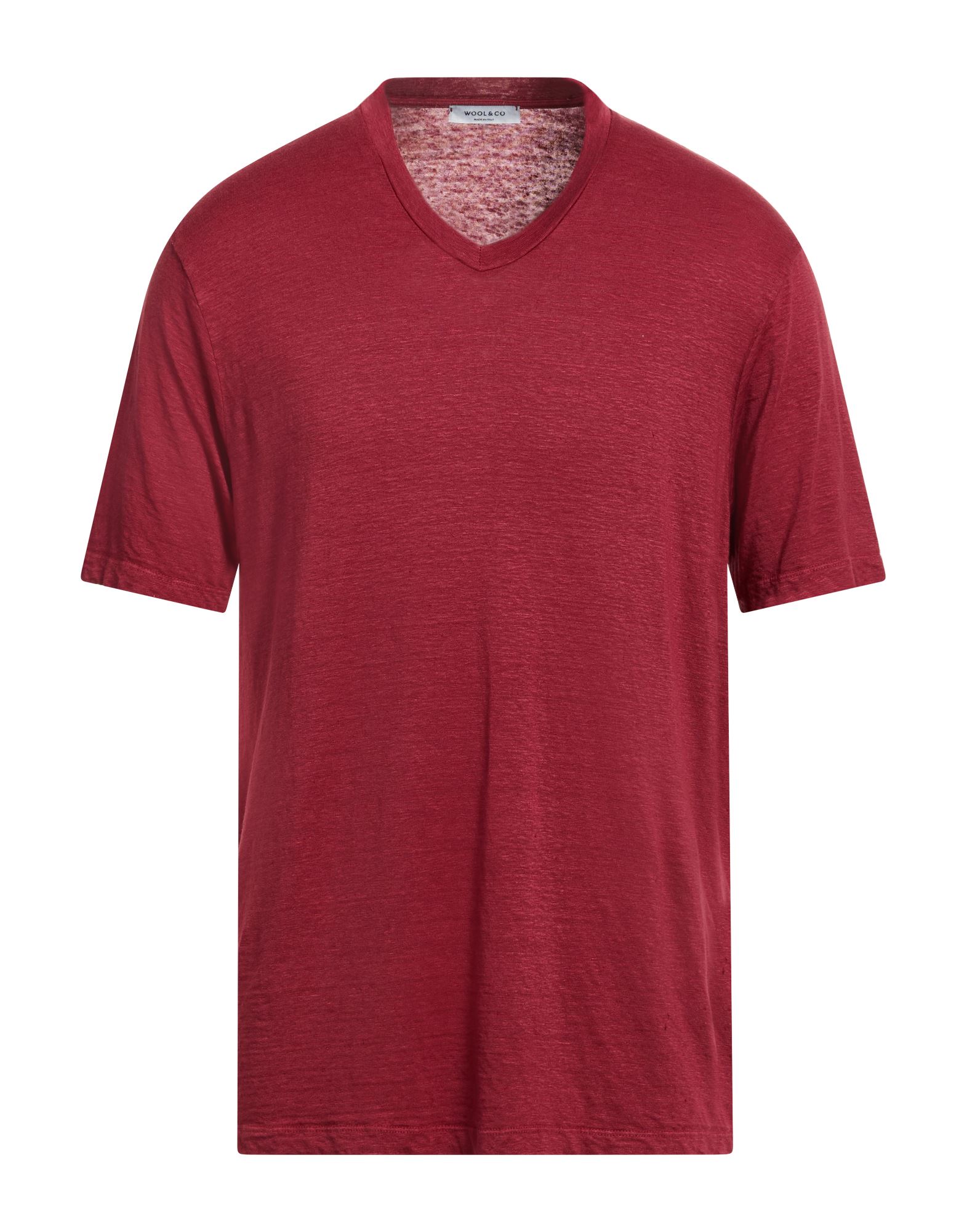 WOOL & CO T-shirts Herren Purpur von WOOL & CO