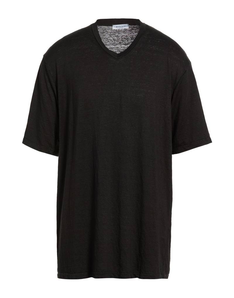 WOOL & CO T-shirts Herren Schwarz von WOOL & CO