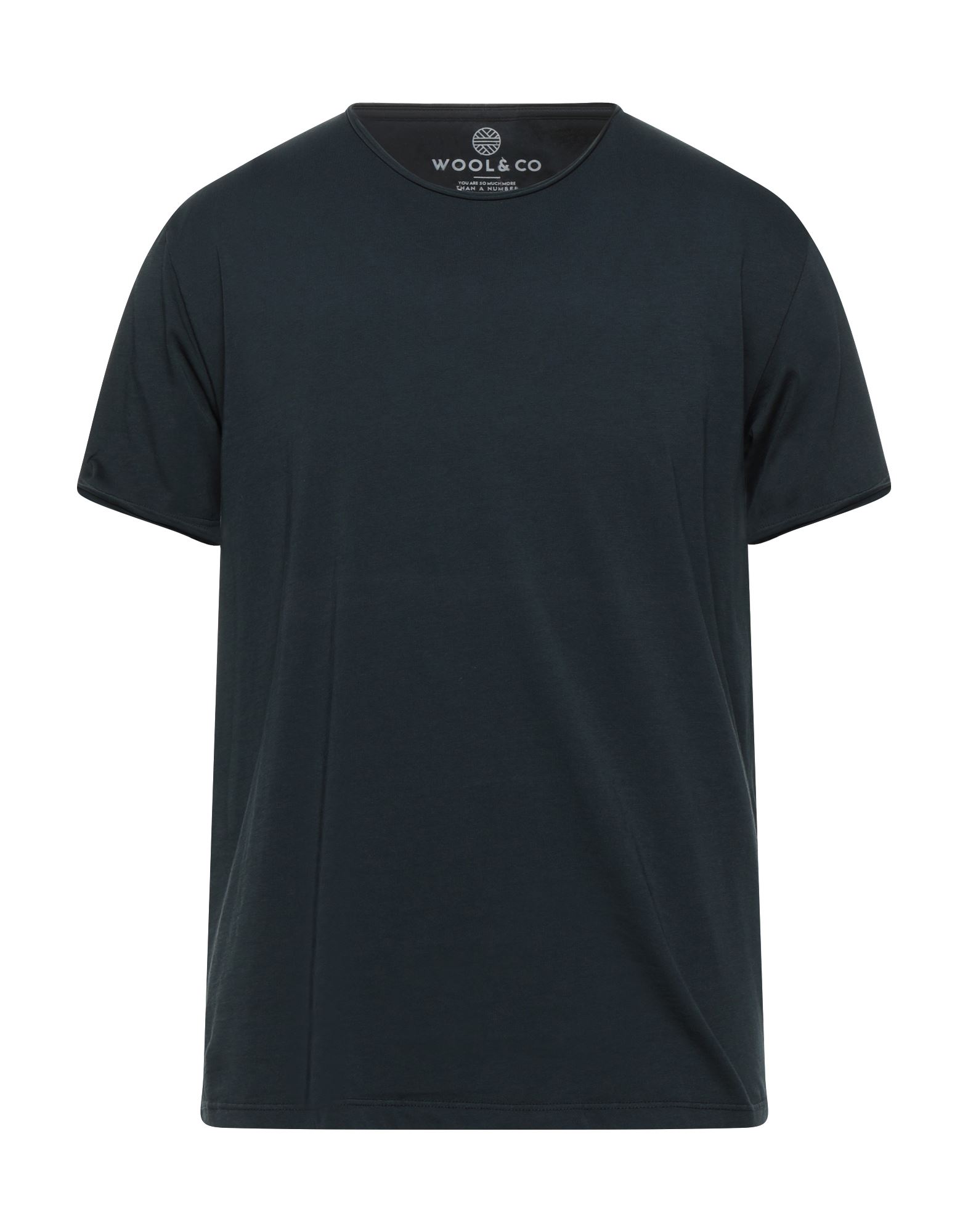 WOOL & CO T-shirts Herren Schwarz von WOOL & CO