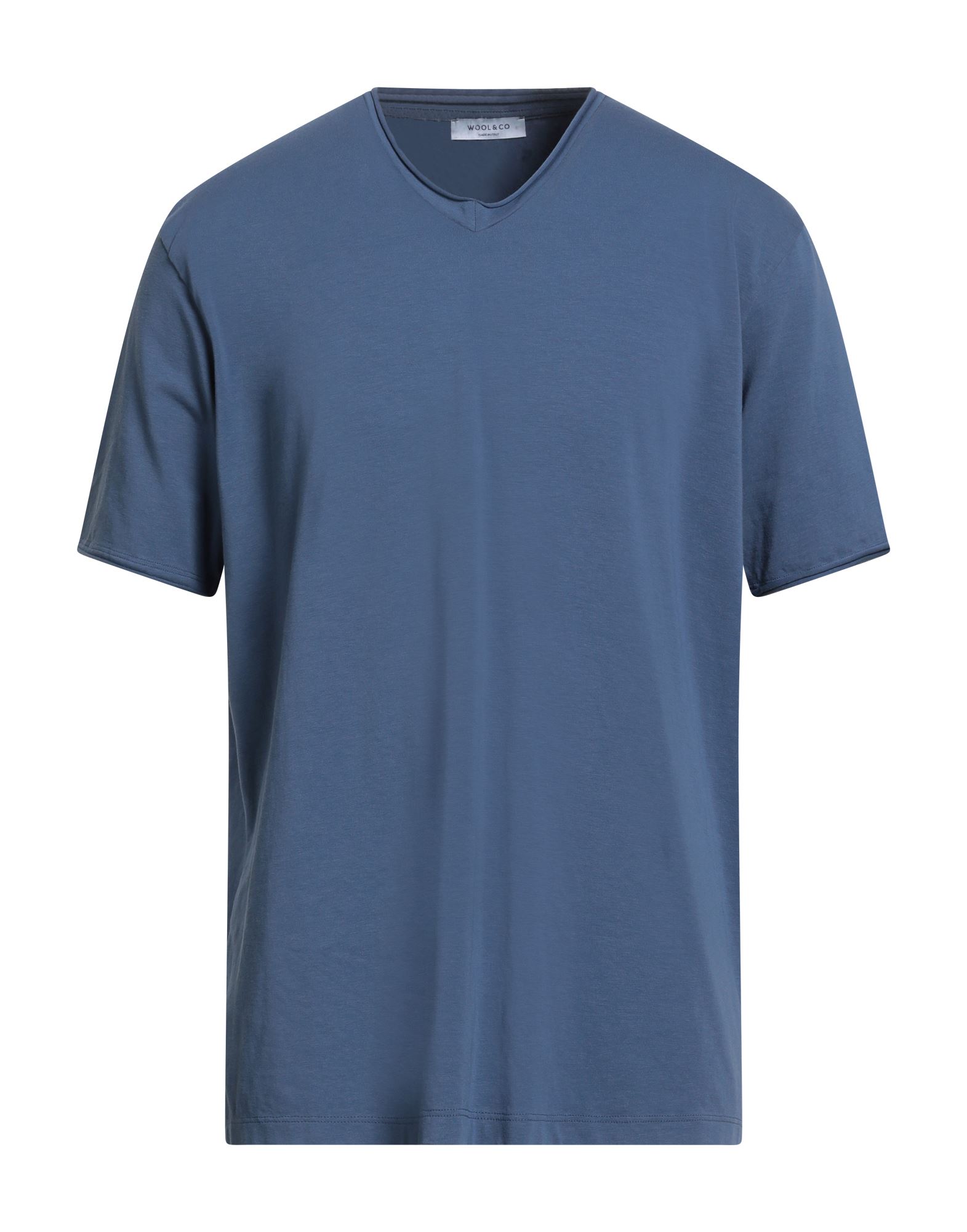 WOOL & CO T-shirts Herren Taubenblau von WOOL & CO