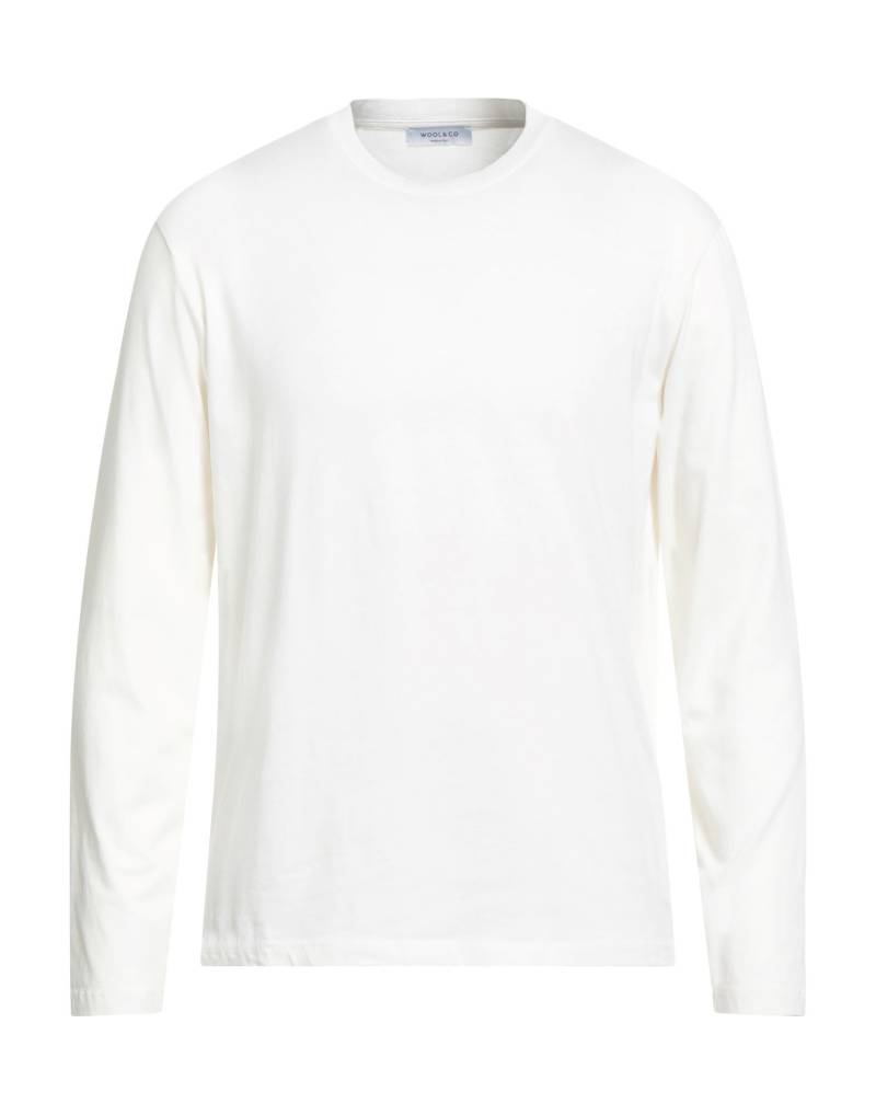 WOOL & CO T-shirts Herren Weiß von WOOL & CO