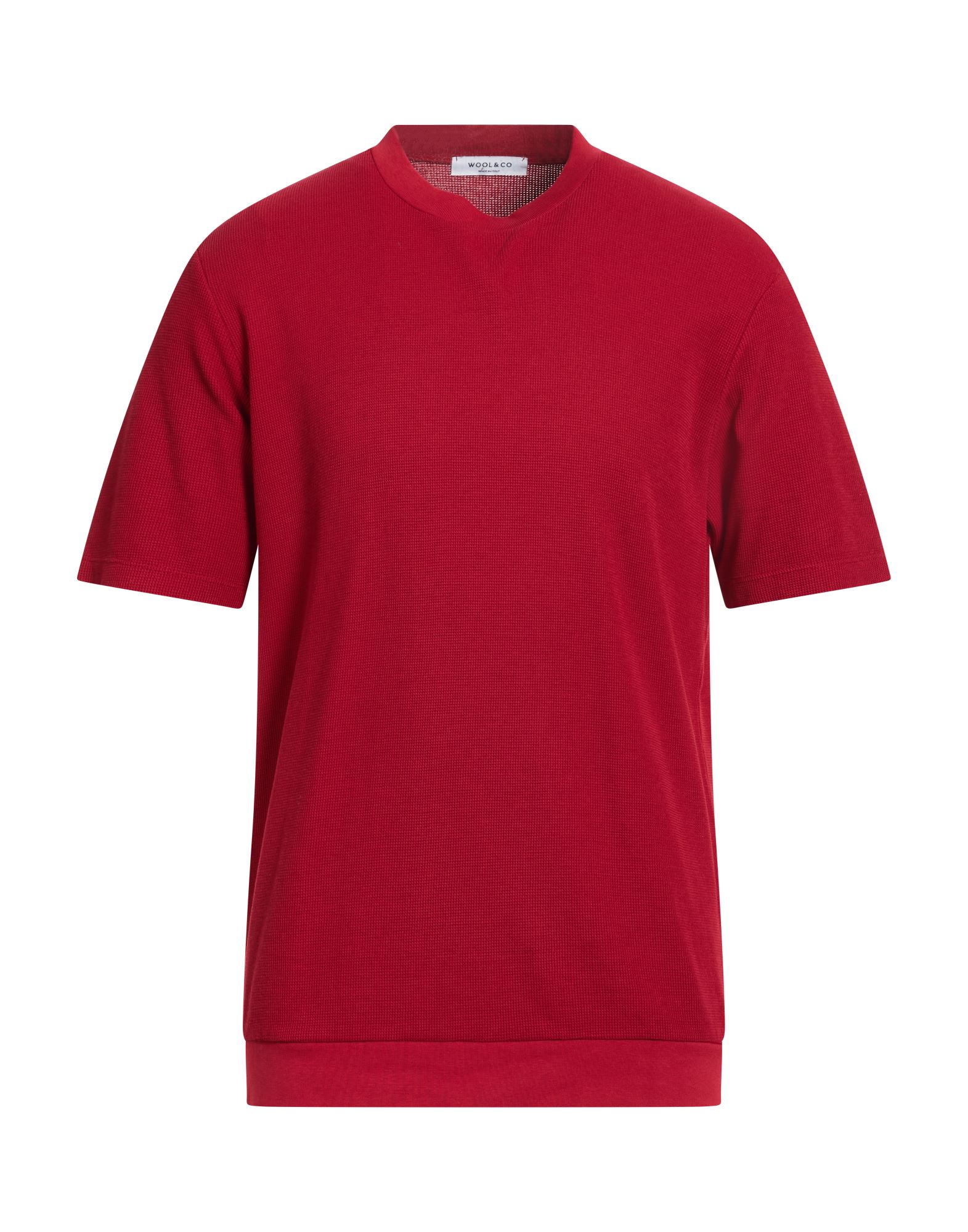 WOOL & CO T-shirts Herren Ziegelrot von WOOL & CO