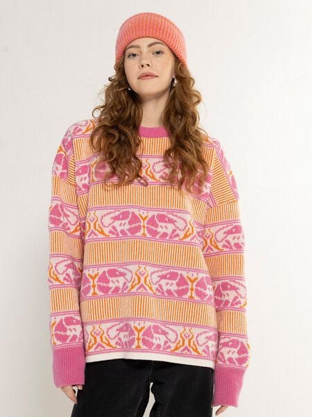 WOOLISH Damen Pullover - Shrimp Merino Sweater von WOOLISH